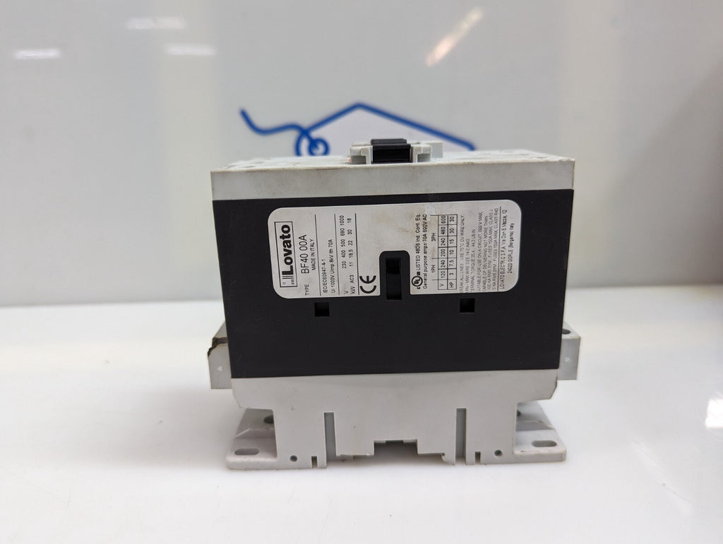 Lovato Electric BF40 00A Contactor