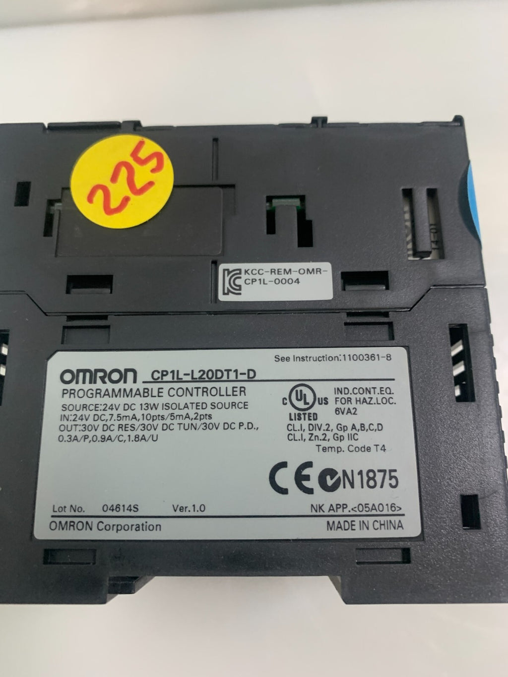 Omron CP1L-L20DT1-D Programmable Controller