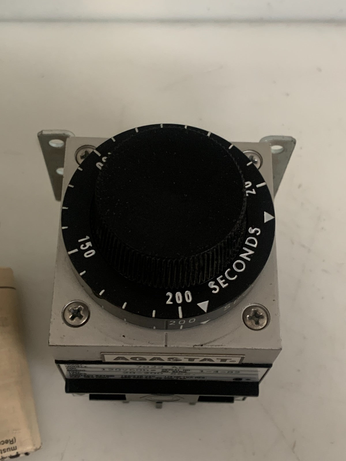 AGASTAT 20-200 SEC. TIME DELAY RELAY #7022 AE2