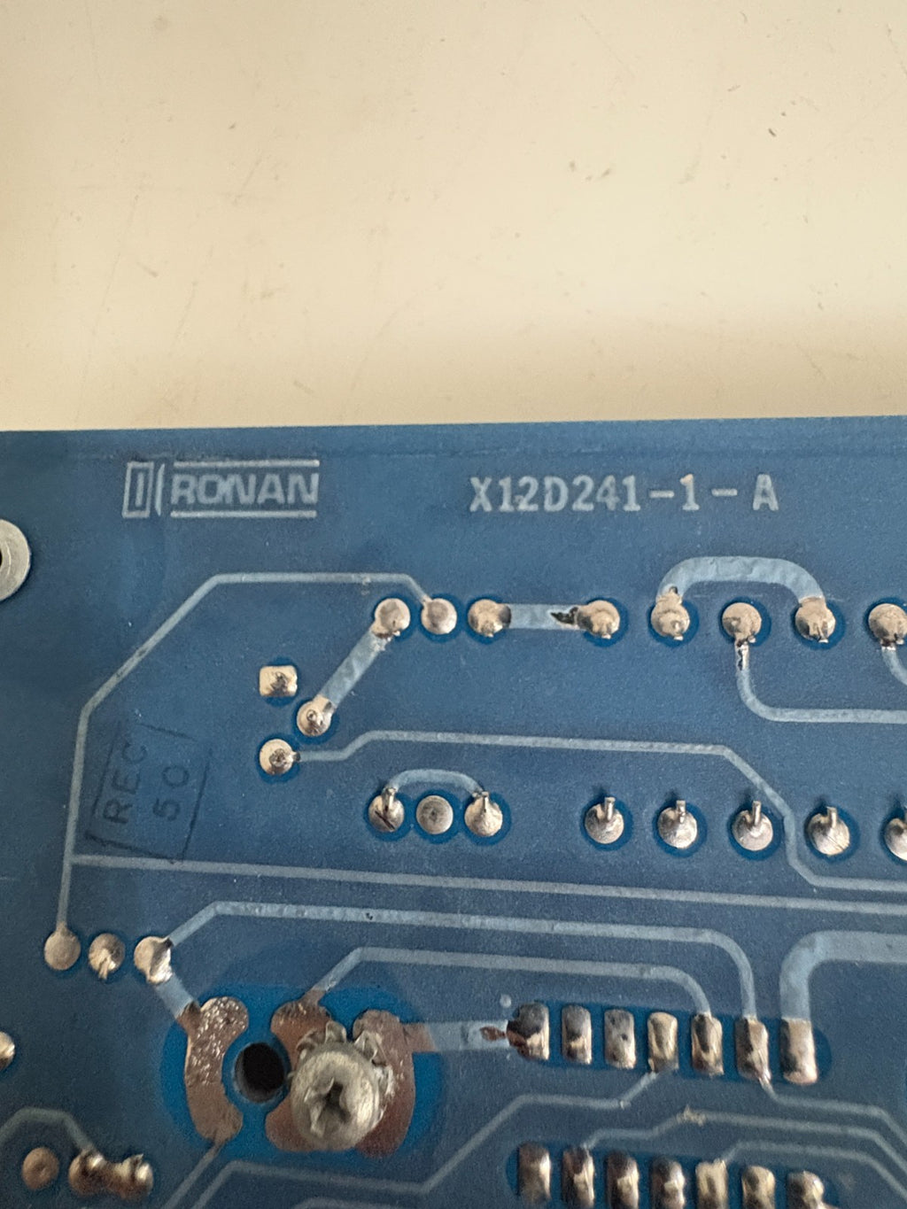 RONAN CIRCUIT BOARD X12D241-1-A2