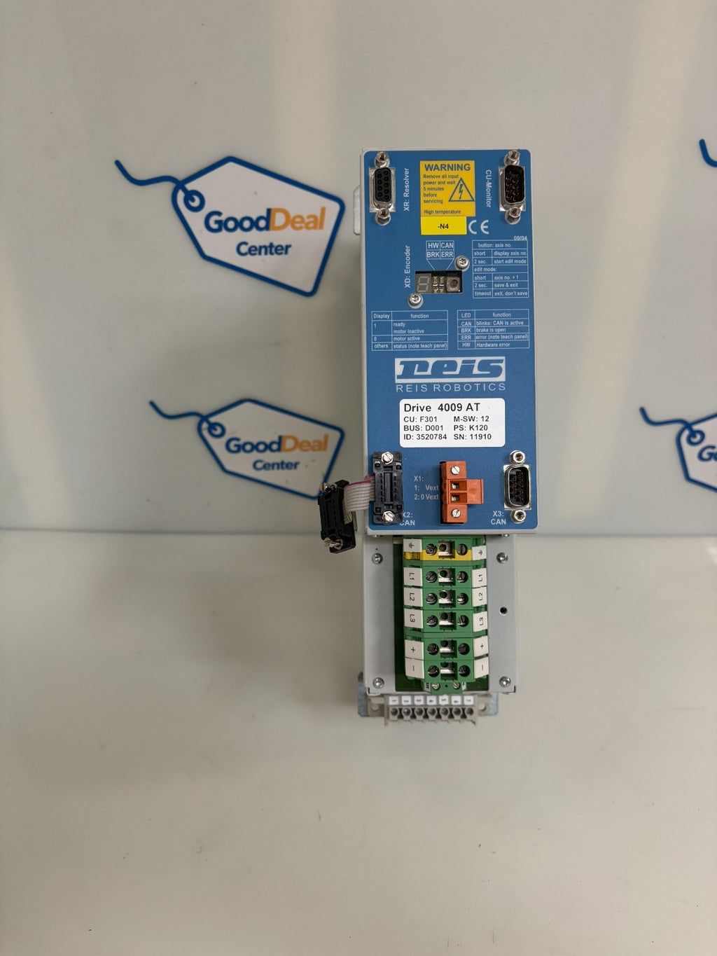 REIS ROBOTICS MOTOR DRIVE 4009 AT ID 35207840