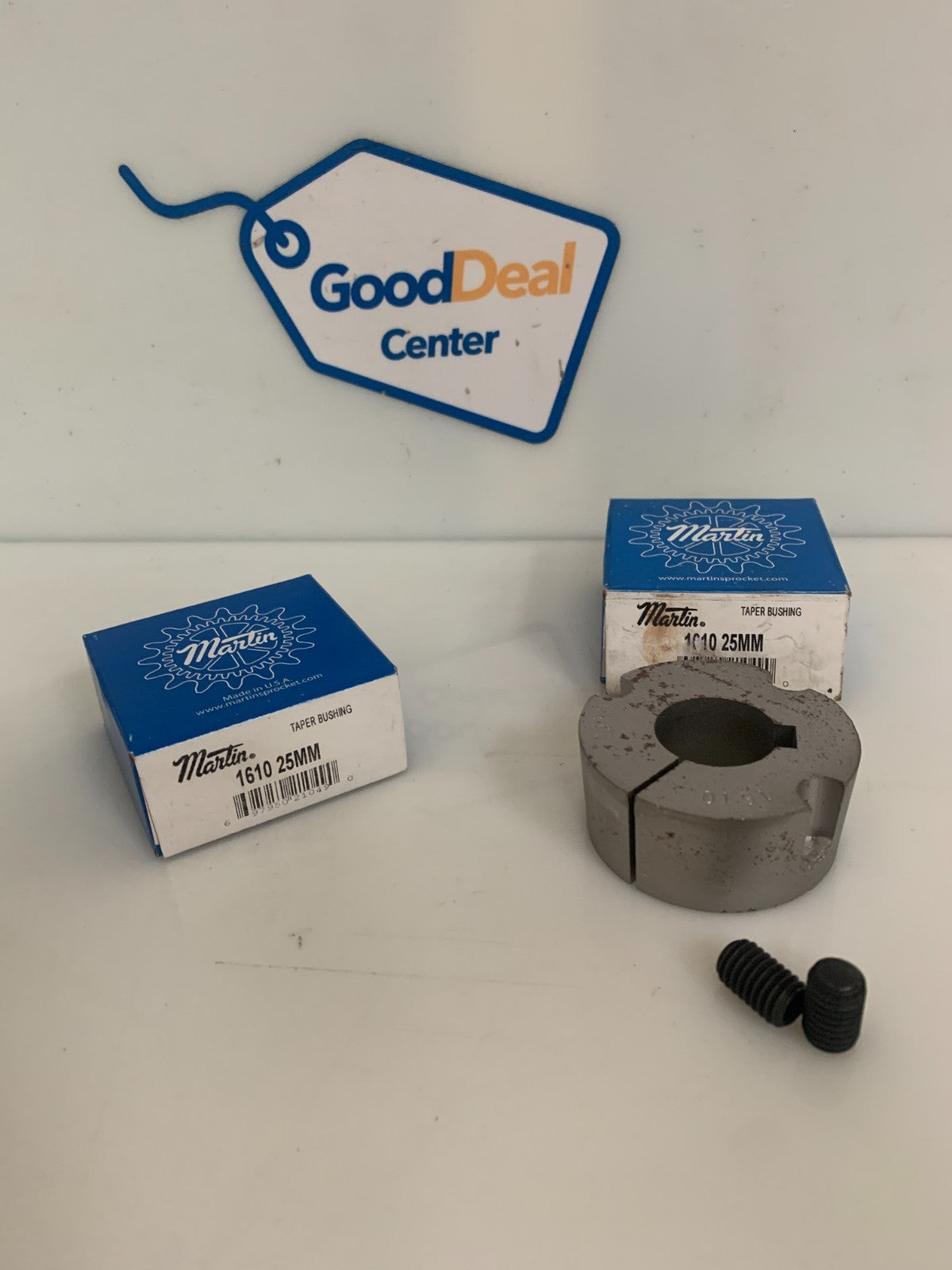 LOT OF 2 MARTIN TEAPER BUSHING 1610 25MM0