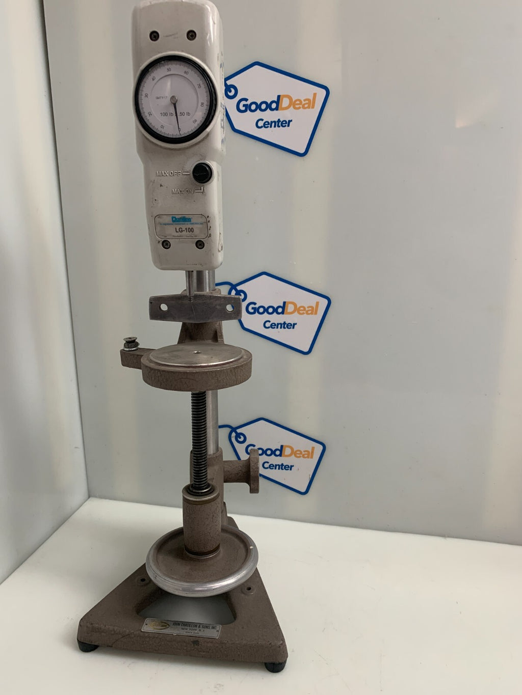 AMETEK / Chatillon  LG-100  Mechanical Force Gauge  w/Stand0