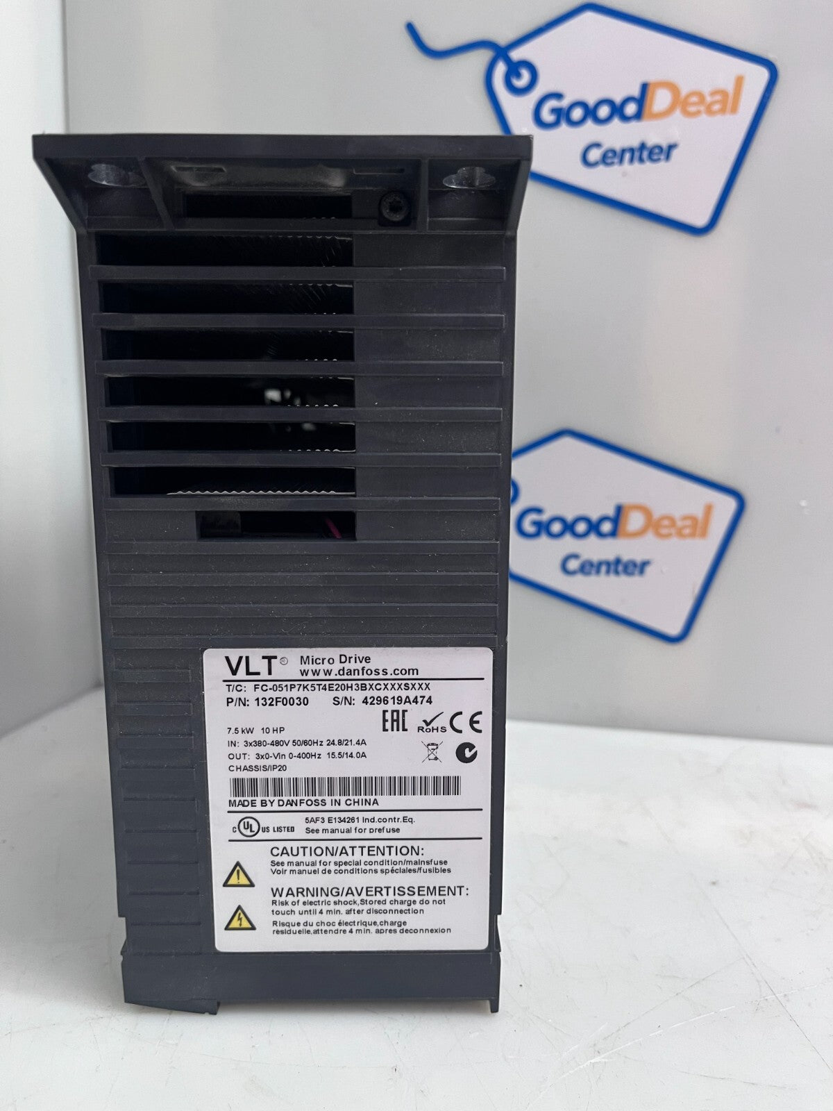 DANFOSS / Micro Drive  132F0030  Frequency Converter FC051P7K5T4E20H3132F0030