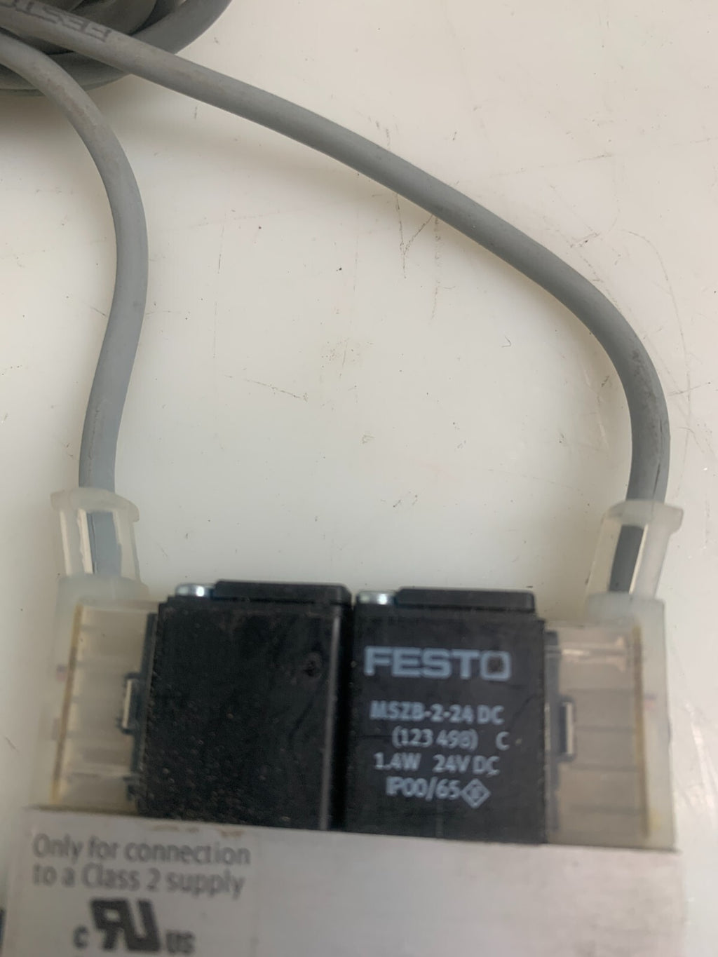 FESTO VADMI-45 Vacuum Generator 162506 w/Connector Cable2