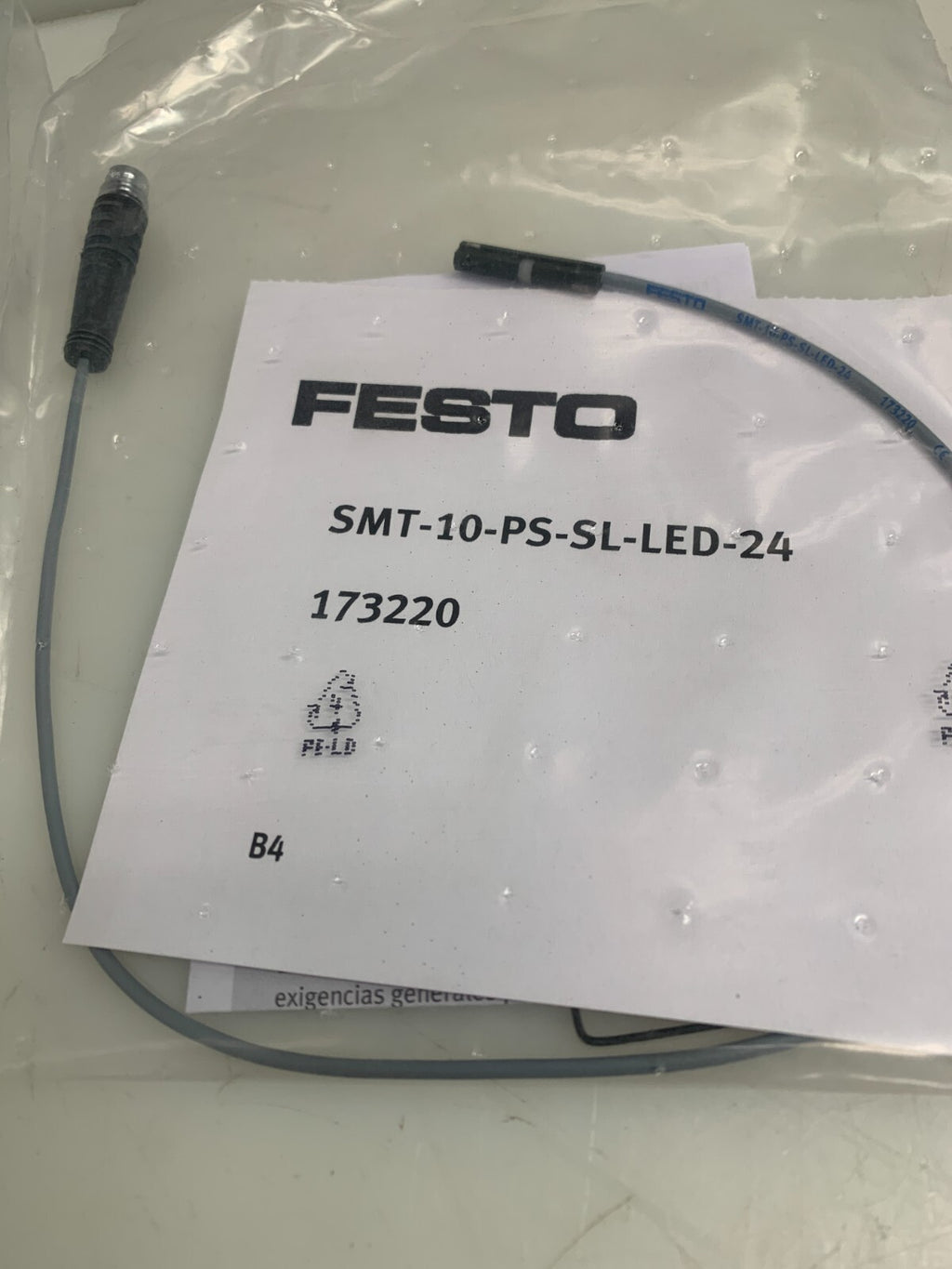 Lot of 2 FESTO SMT-10-PS-SL-LED-24 173220 Proximity Switch1