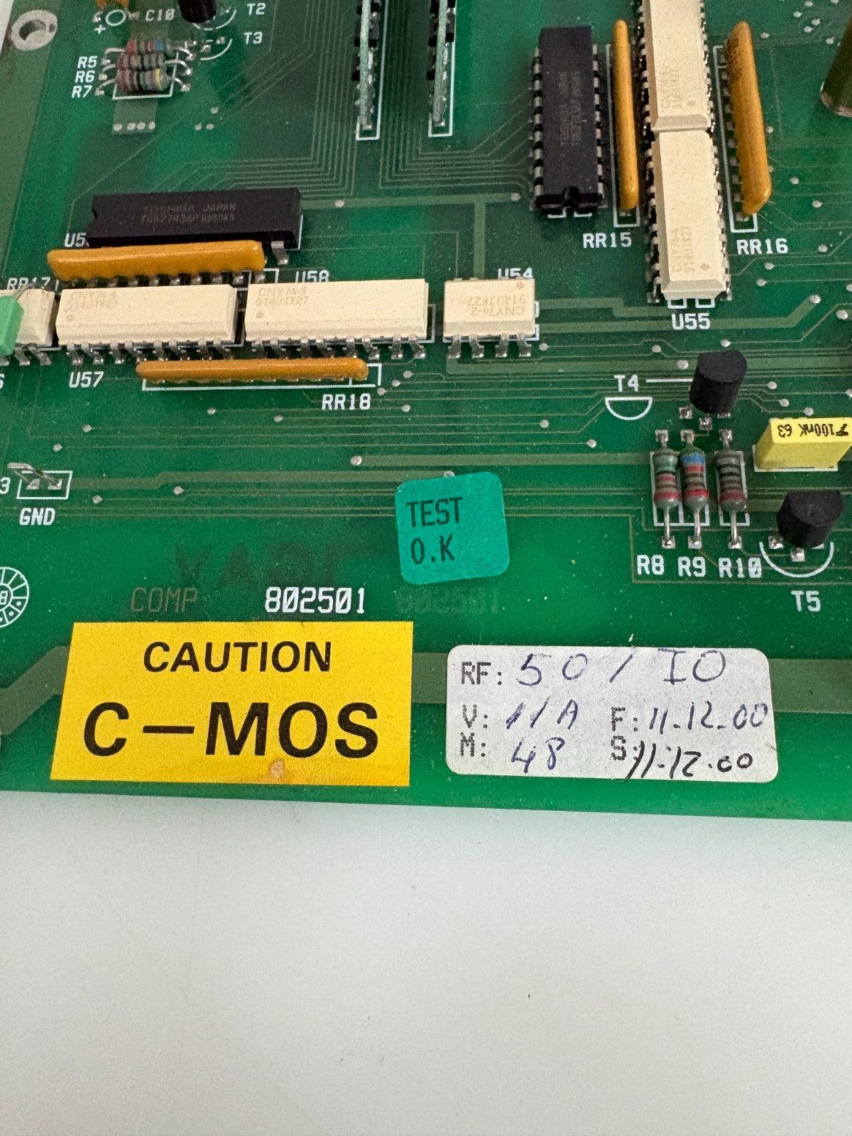 FAGOR I/O CIRCUIT BOARD I/O 8055 VERSION 11A4