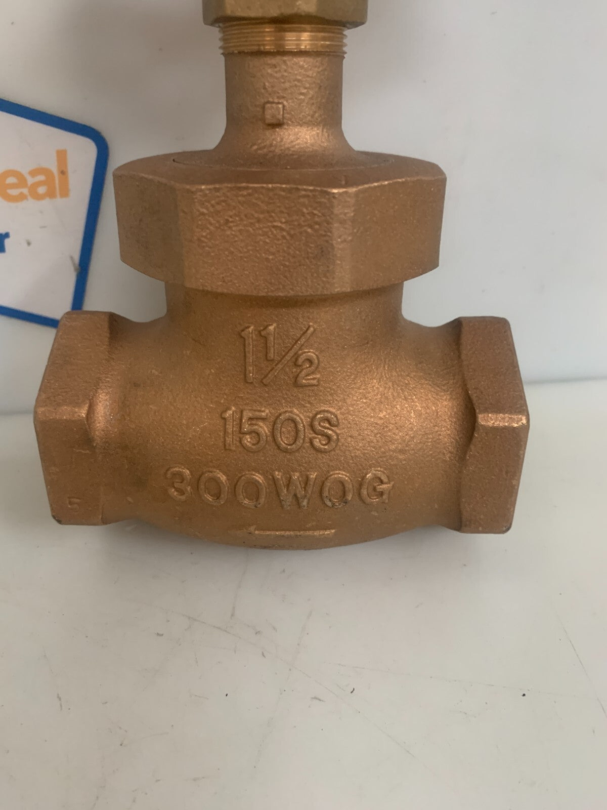 KITZ #9 BRASS 1 1/2" GLOBE VALVE #AK15OD3