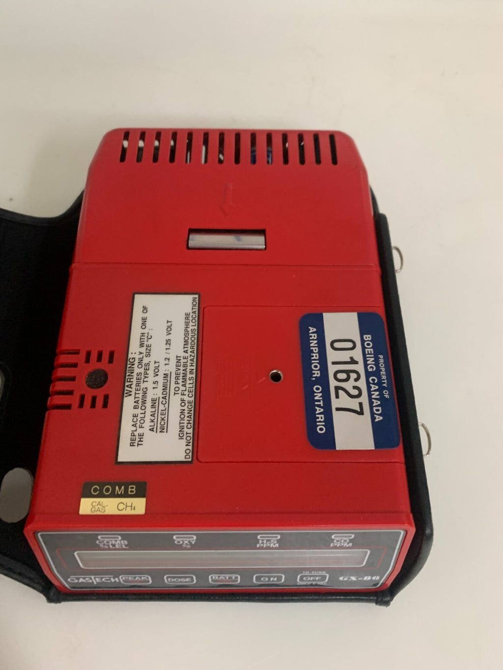 GASTECH PORTABLE GAS MONITOR COMBUSTIBLE OXYGEN CARBON MONOXIDE H2S DETECTOR2