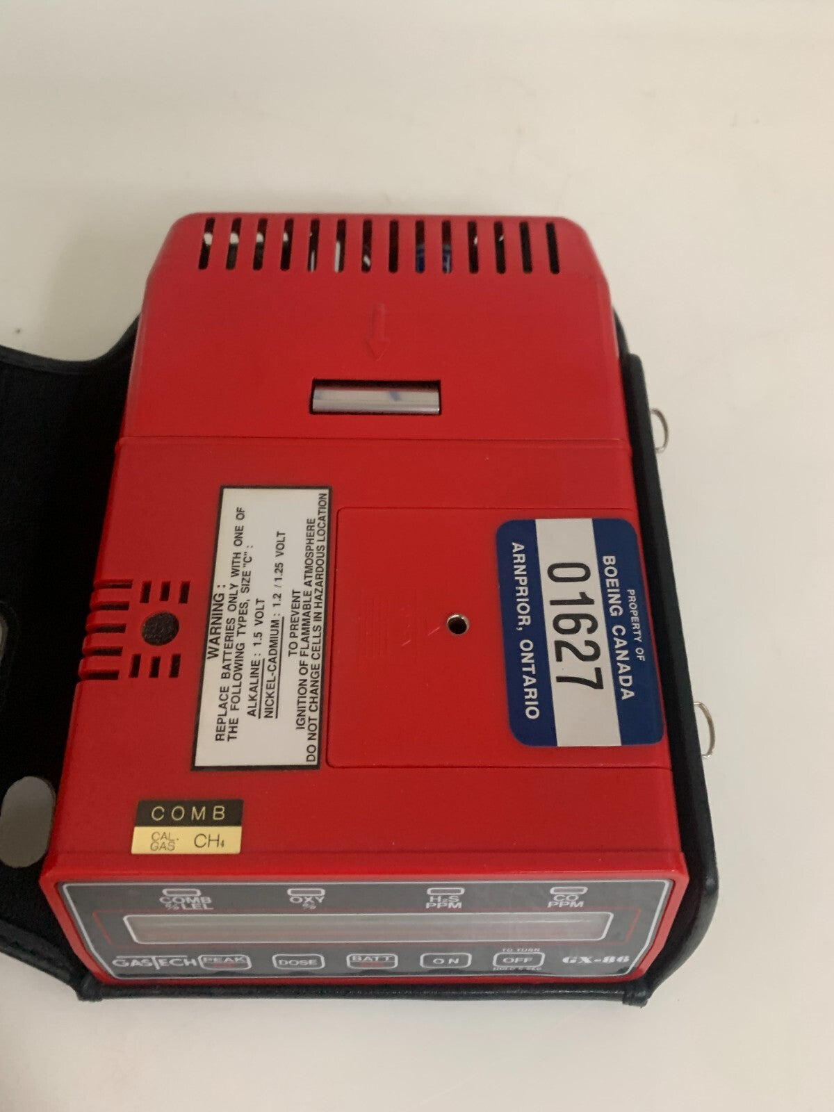 GASTECH PORTABLE GAS MONITOR COMBUSTIBLE OXYGEN CARBON MONOXIDE H2S DETECTOR2
