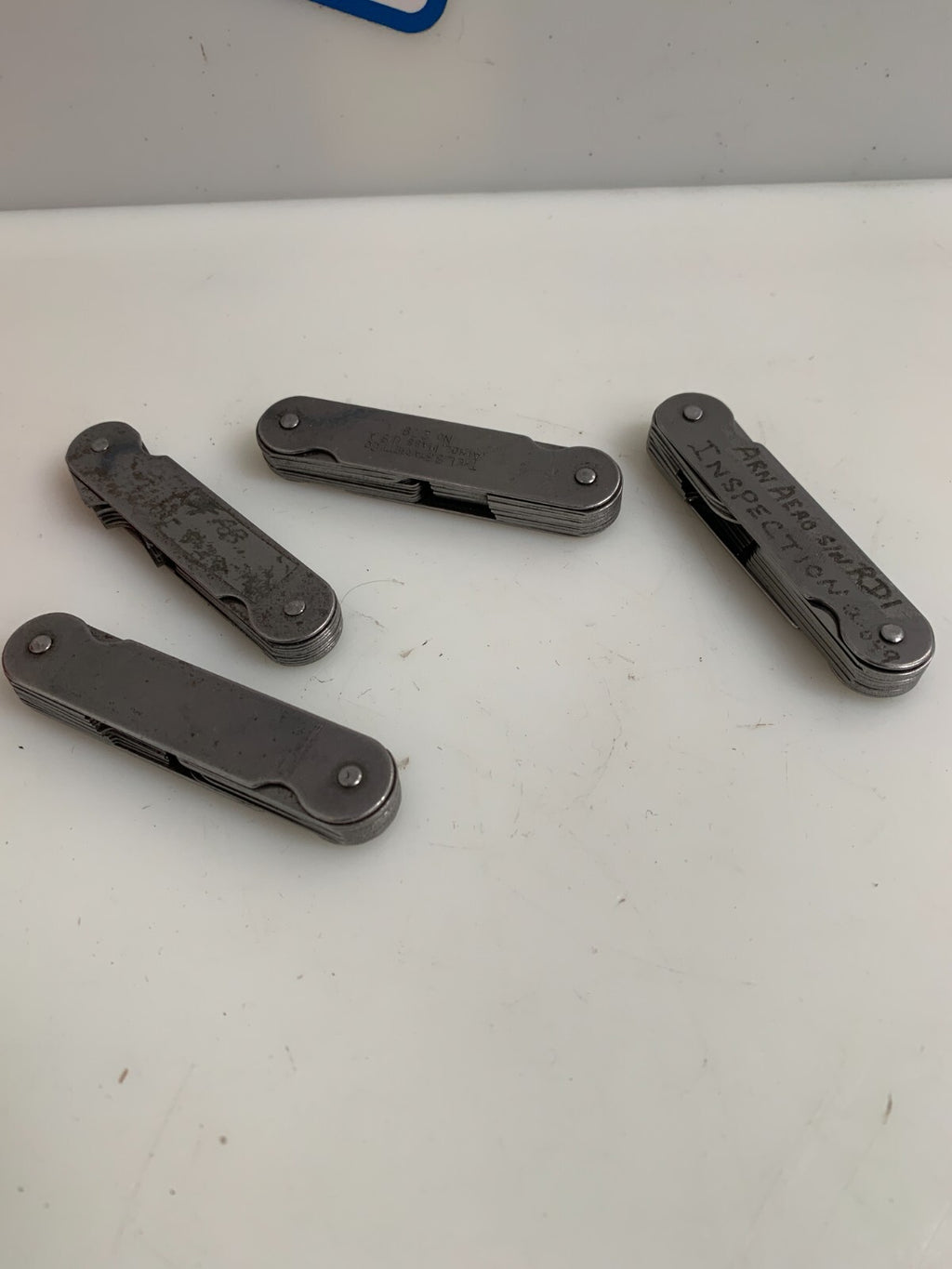 LOT OF 4 STARRETT RADIUS GAGE #279