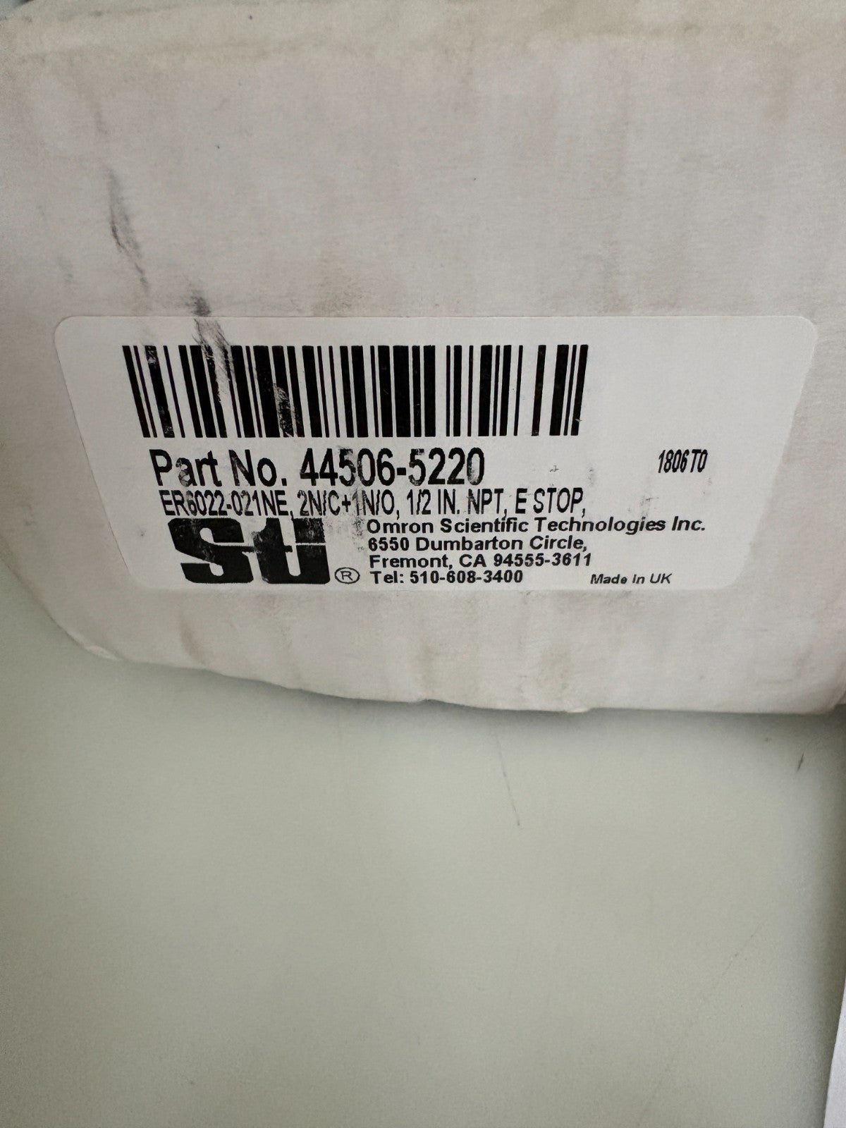 OMRON STI ROPE PULL SWITCH #44506-5220 4