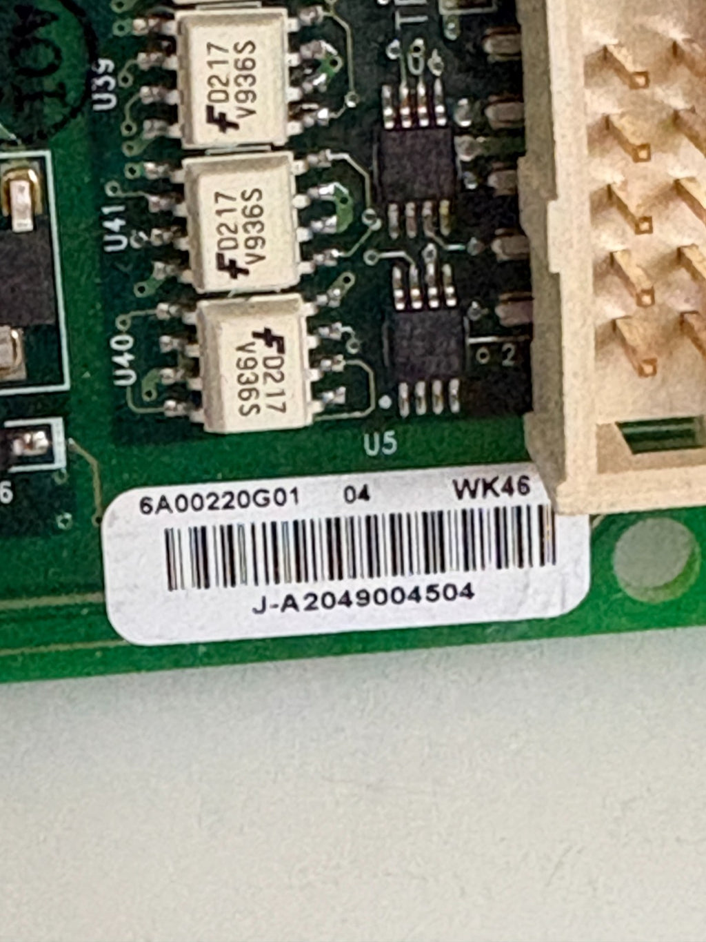 ROSEMOUNT ANALYTICAL XSTREAM I/O BOARD 6P00260H01