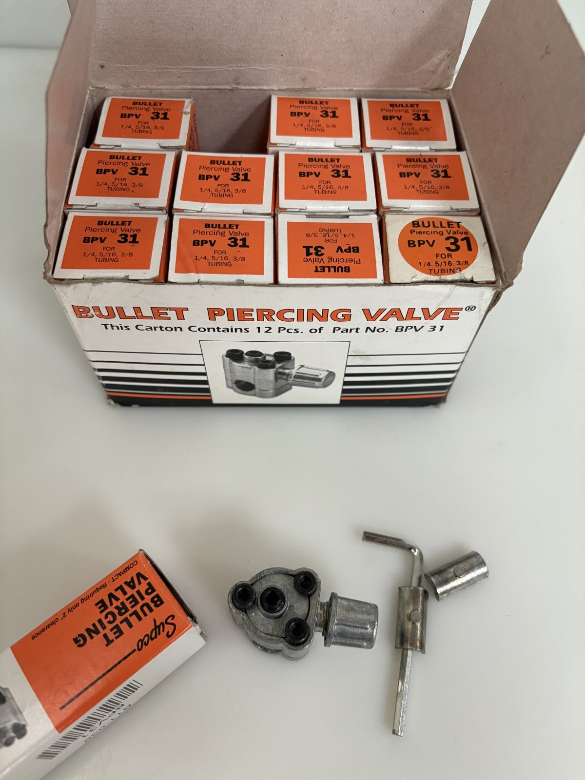 LOT OF 12 SUPCO BULLET PIERCING VALVE BPV 31