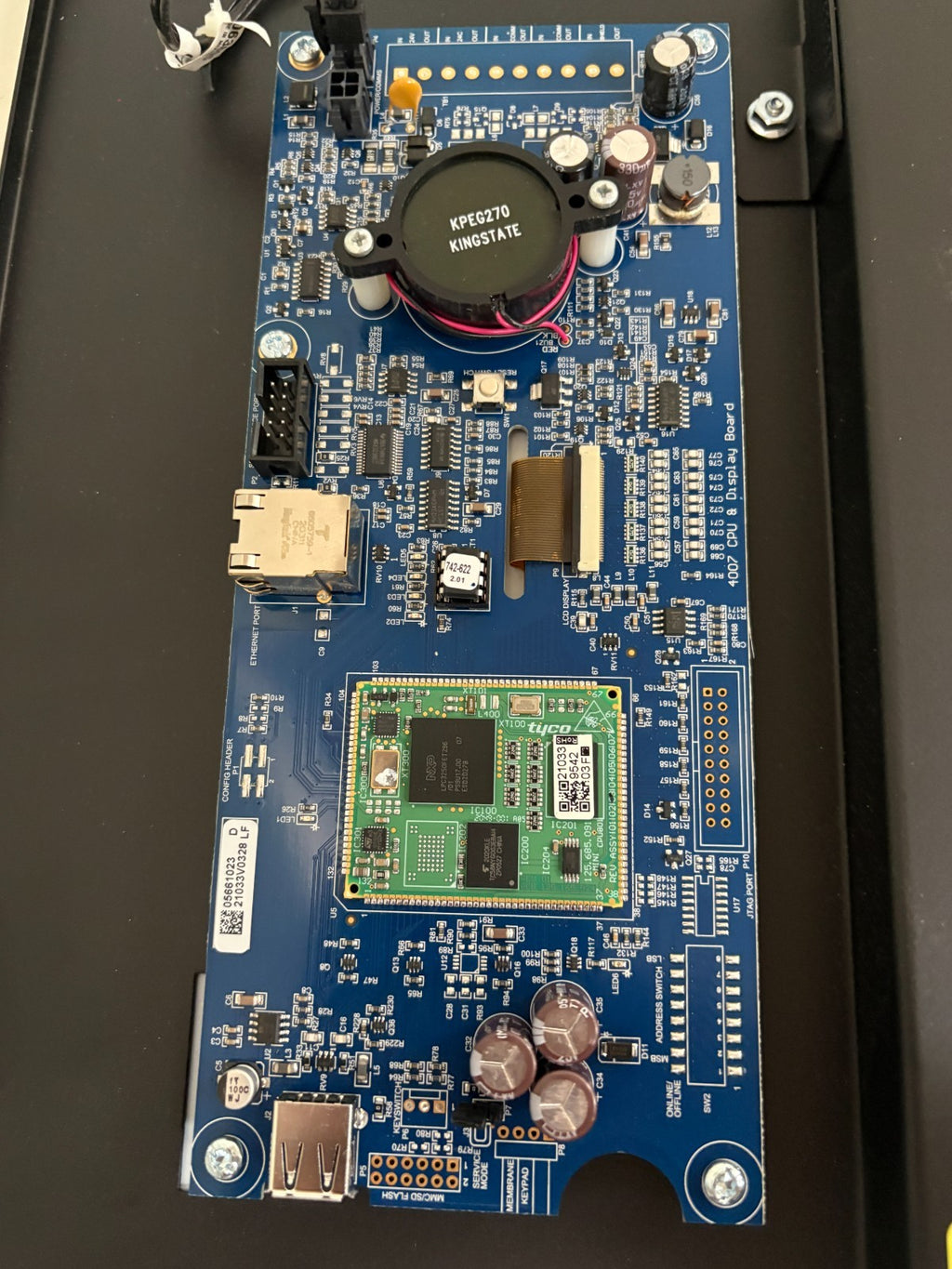 SIMPLEX 4007 CPU & DISPLAY BOARD #8699-551 4