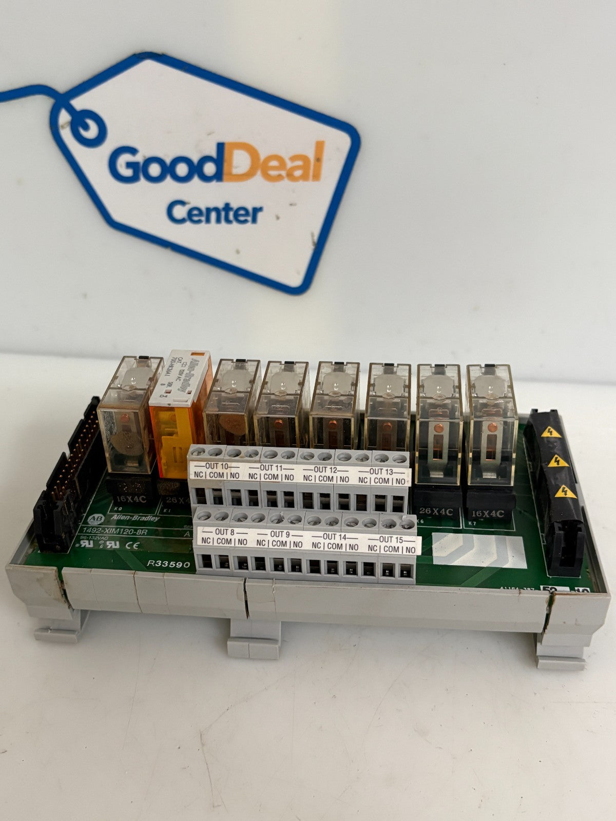 ALLEN BRADLEY RELAY MASTER MODULE 1492-XIM120-BR A