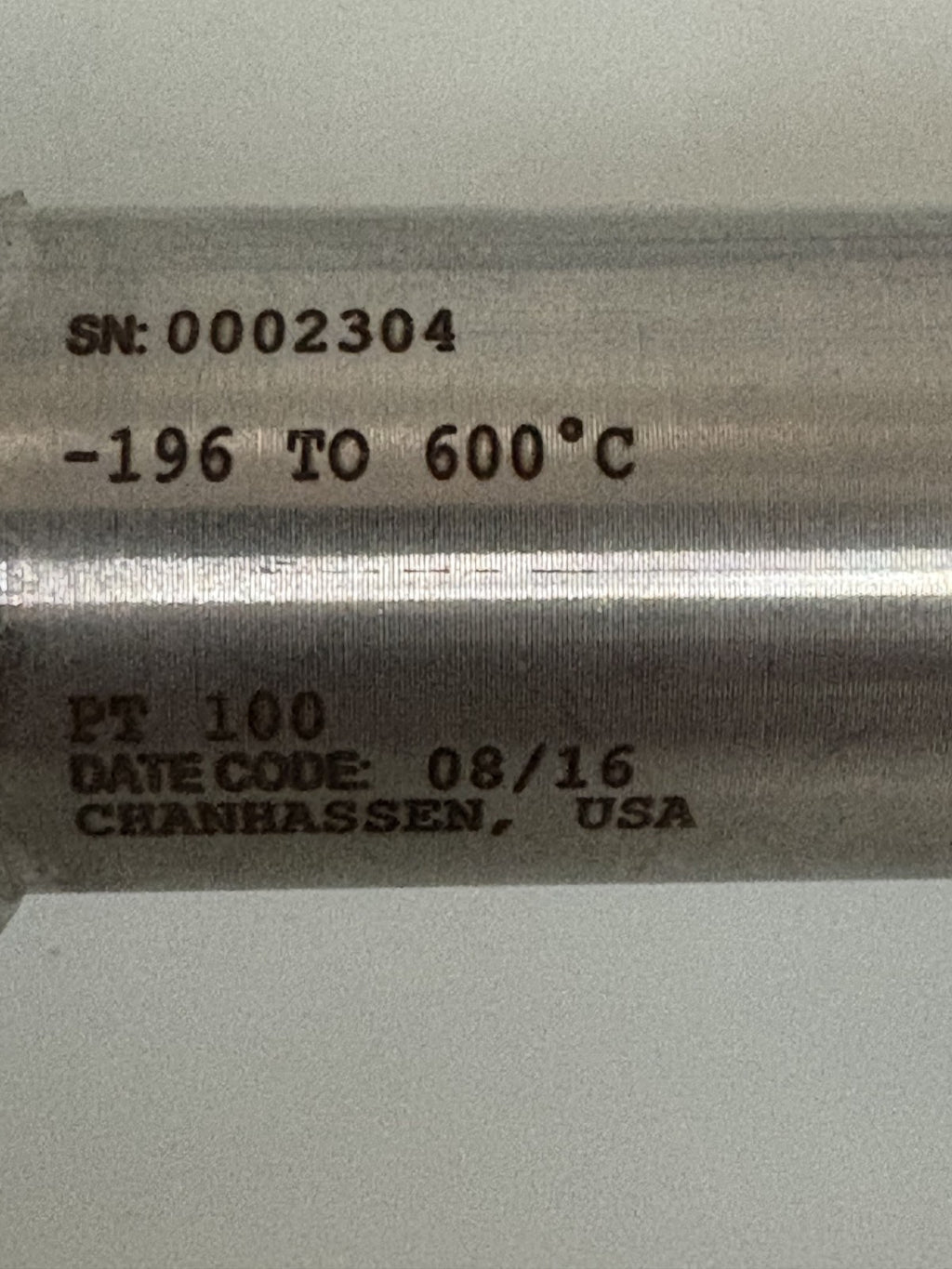 ROSEMOUNT SENSOR 214CTKAKSPDGE0332SLAT 1C3B1G3XW W/214CRWSMB1S4E0122SL