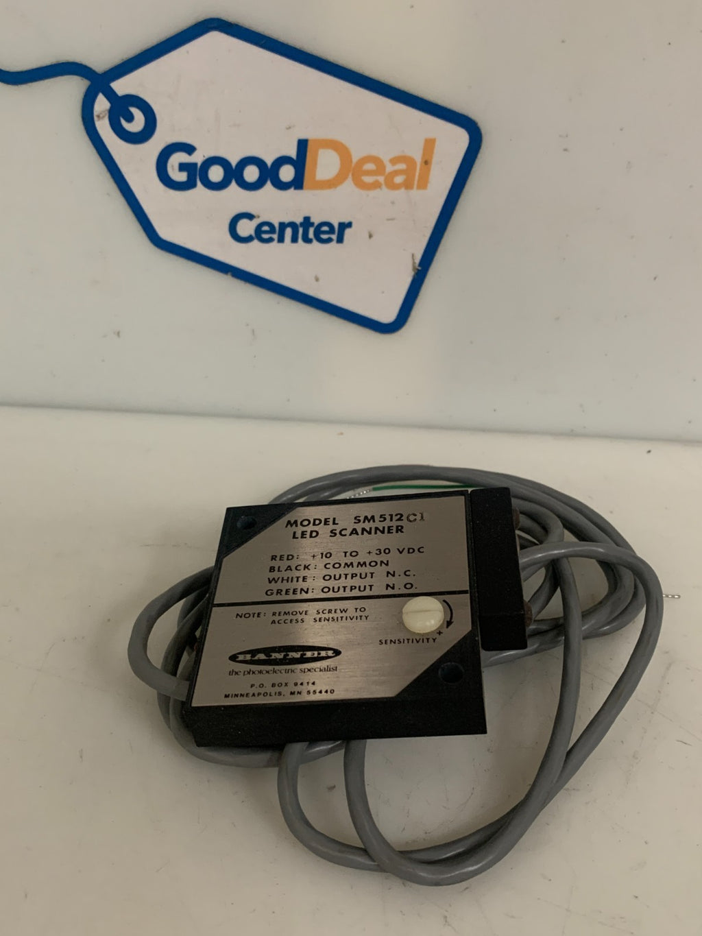 BANNER LED SCANNER SENSOR SM512 C1