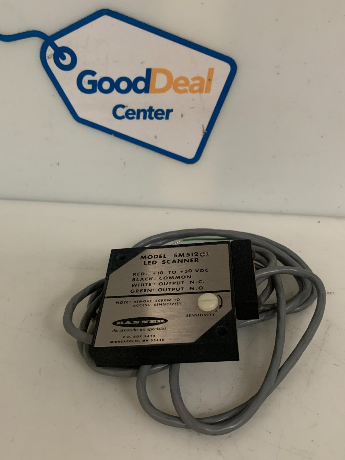 BANNER LED SCANNER SENSOR SM512 C1