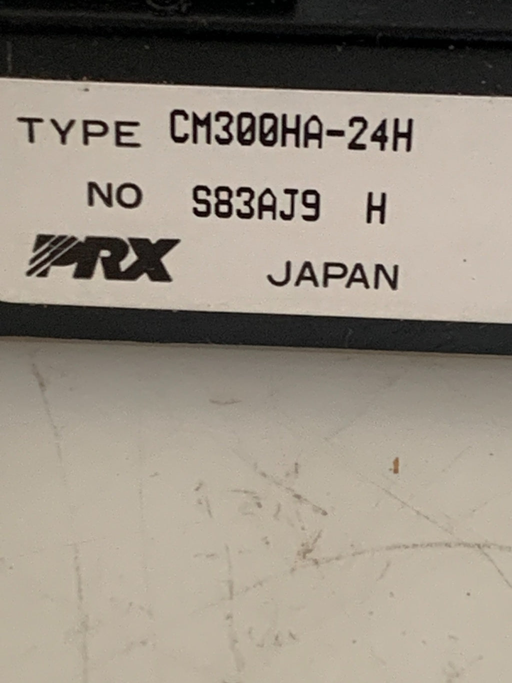 PRX TRANSISTOR MODULE CM300HA-24H2