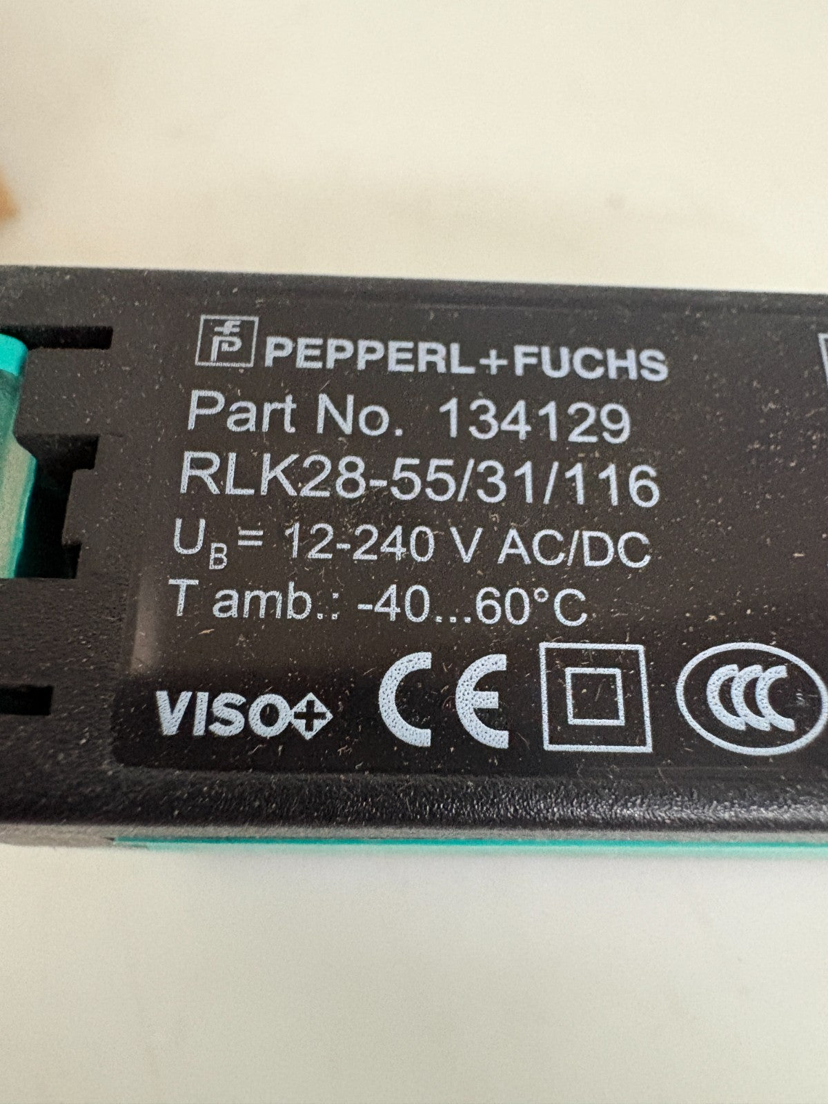 PEPPERL + FUCHS PHOTOELECTRIC SENSOR RLK28-55/31/1162