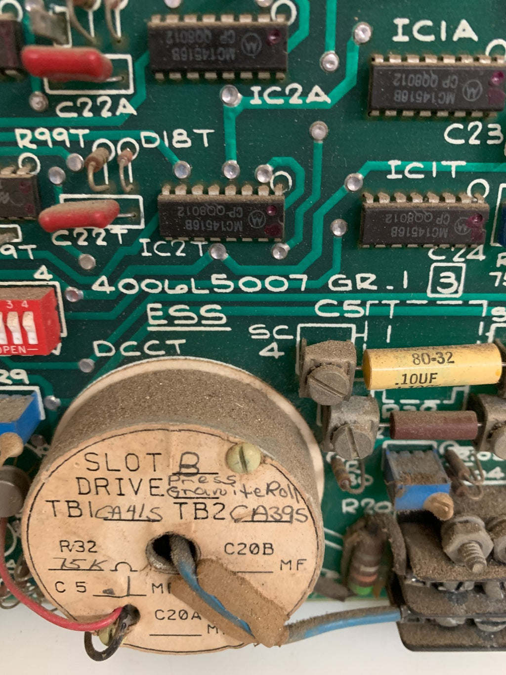 GE FANUC CONTROL CIRCUIT BOARD 4006L 5007 GR1 "3"1