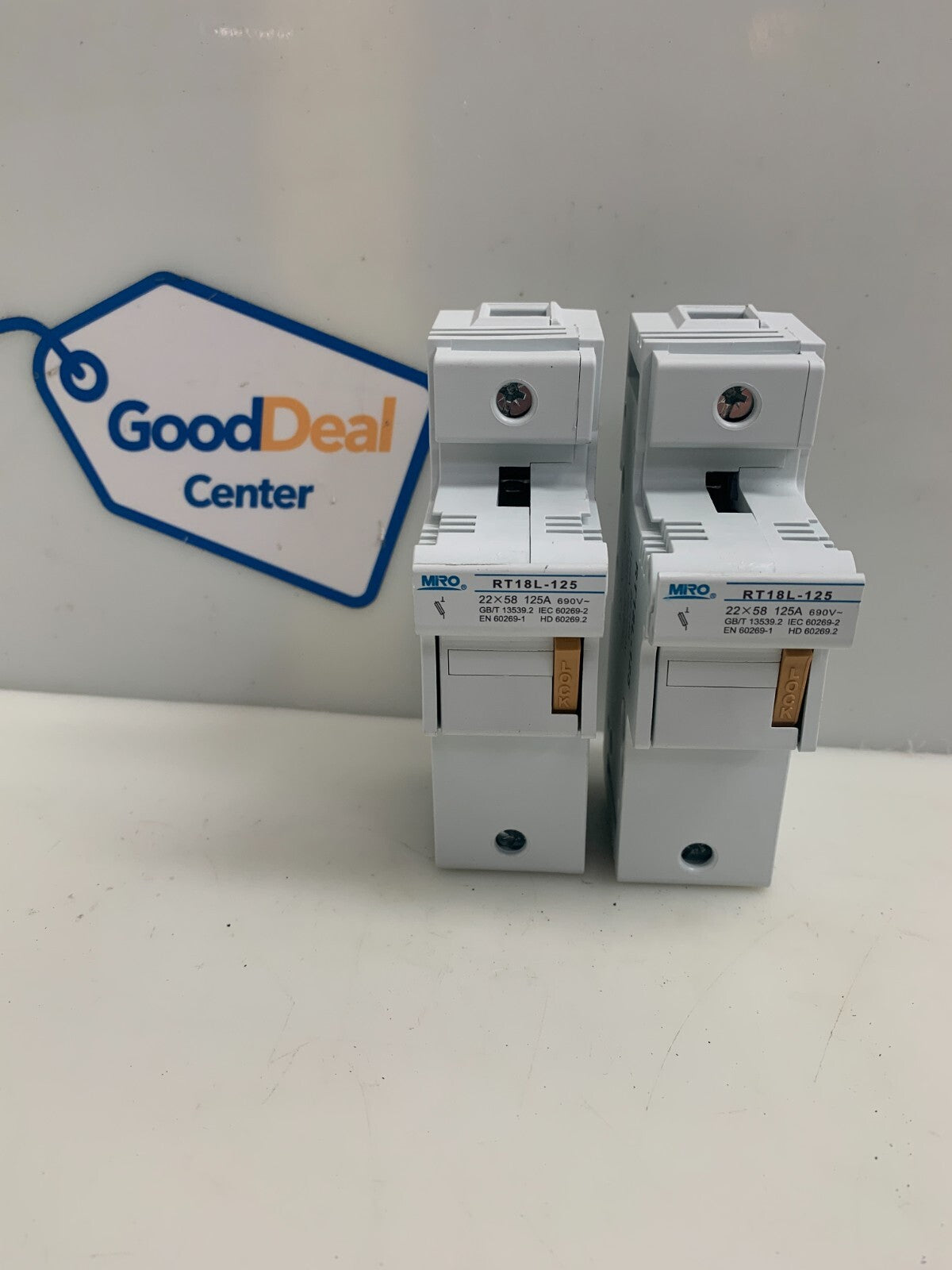 MERSEN MINGRONG / MRO   Fuse Holder  RT18L-125  (Lot of 2)