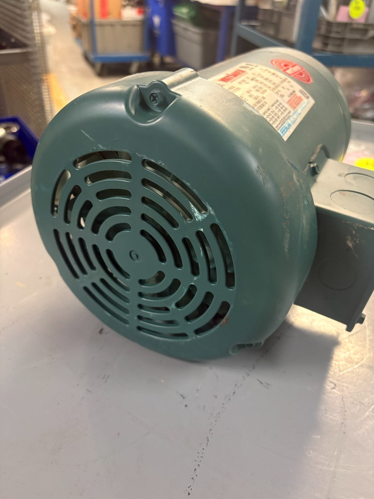 LEESON WATTSAVER 1HP PREMIUM MOTOR MODEL C6T17FC132E CAT #114638.005