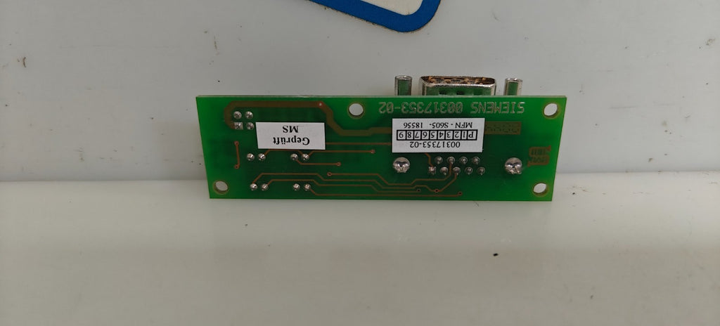 SIEMENS CONTROL BOARD PIPETTE CHANGER #00317353-022