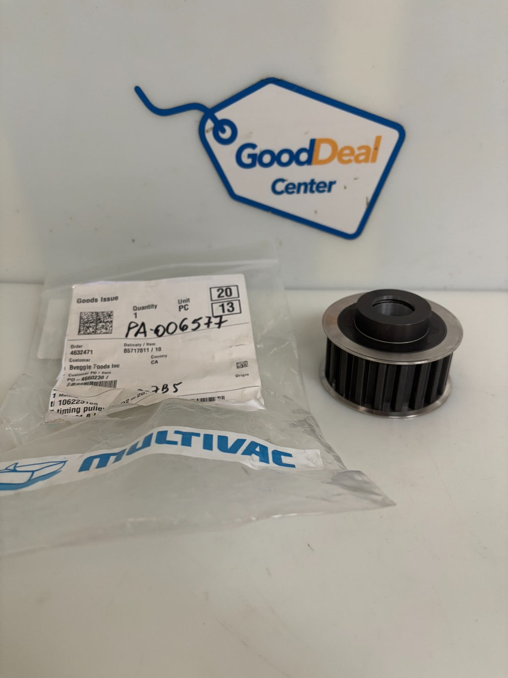 MULTIVAC TIMING PULLEY 106223185