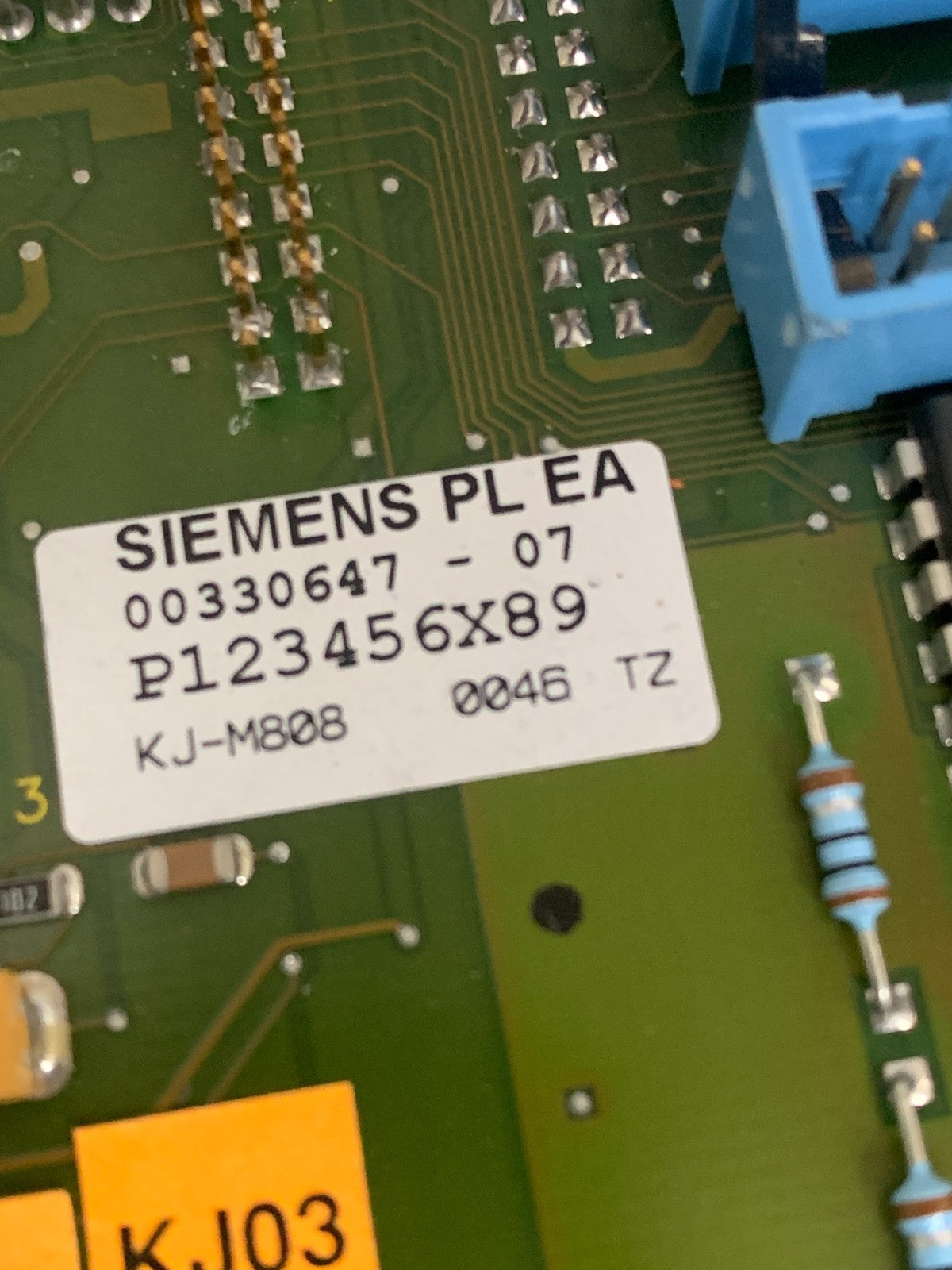 SIEMENS SP6-12 DIGITAL HEAD PCB 00330647-07