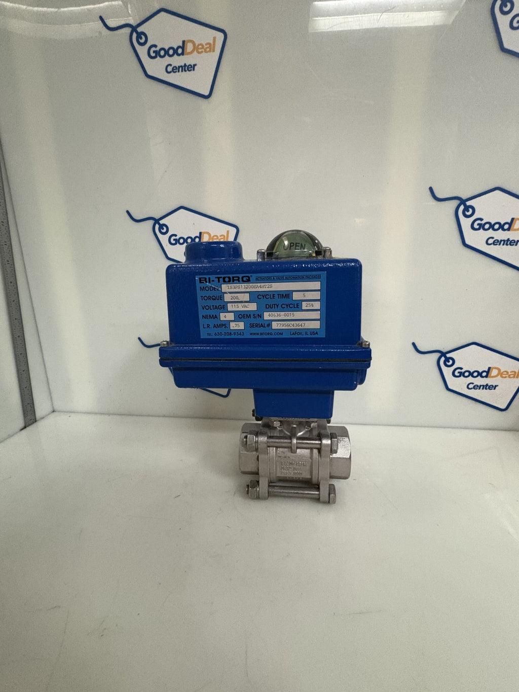 BI-TORQ ACTUATOR IS3PS13200EA4HT2S W/1 1/4" S.STEEL BALL VALVE0