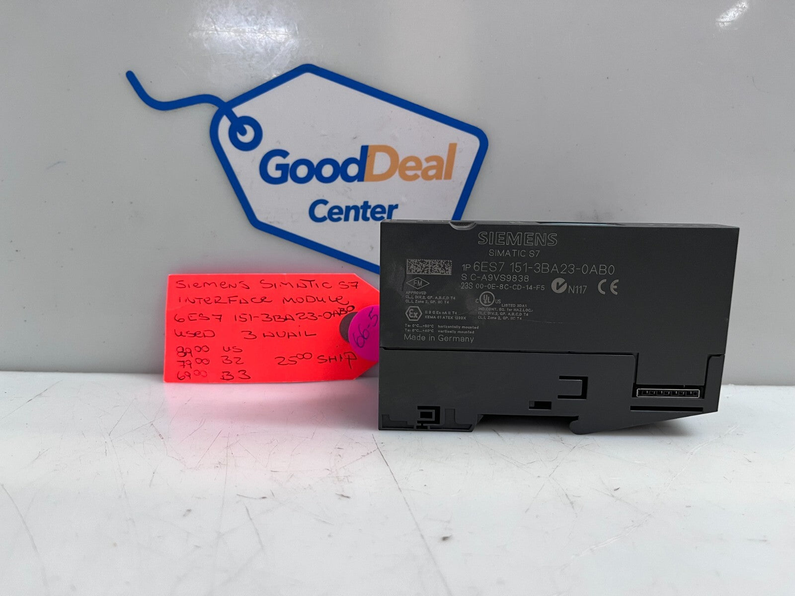 SIEMENS SIMATIC S7  A4/0  Interface Module 6ES7 151-3BA23-0AB0