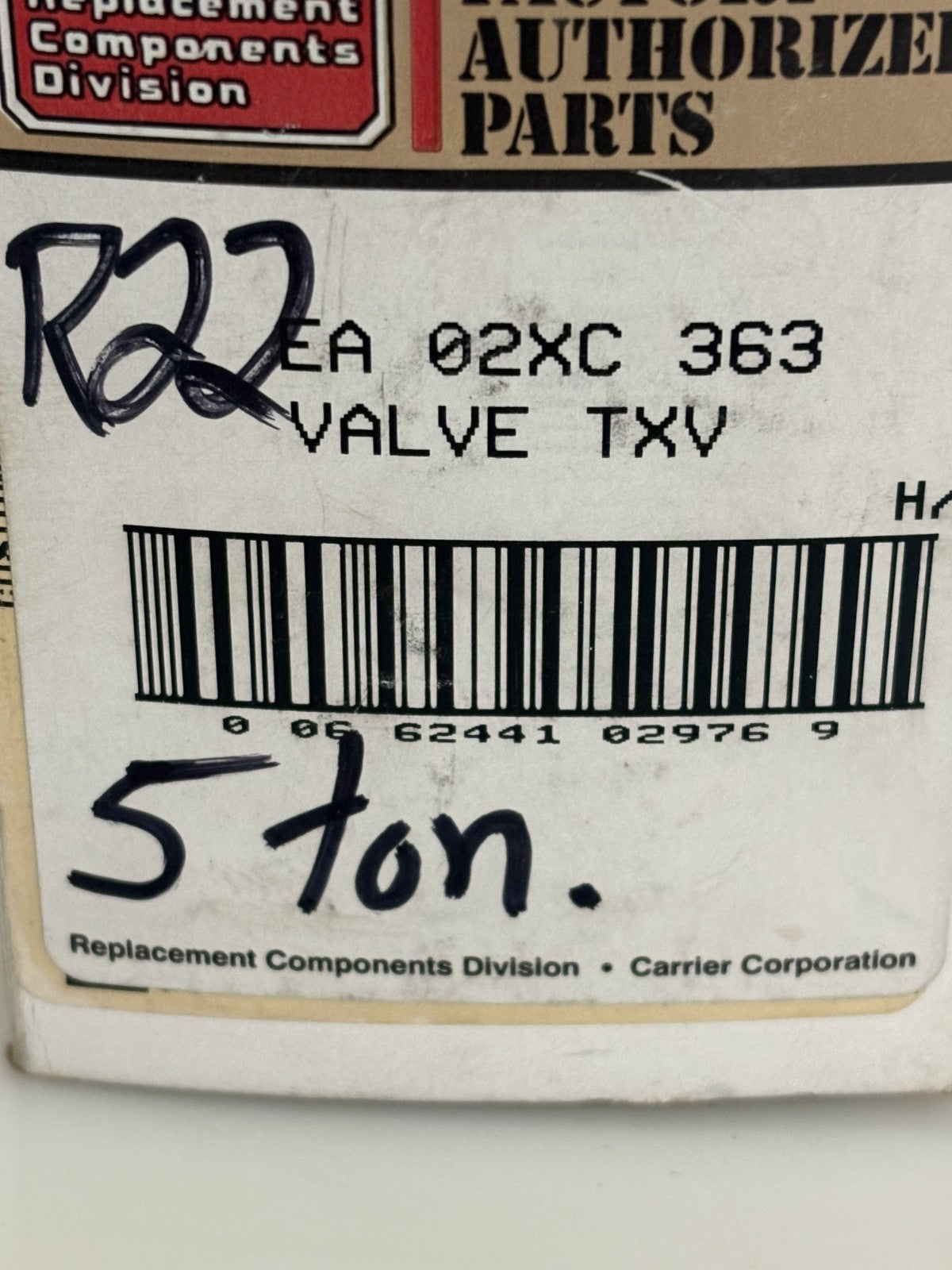 CARRIER TXV VALVE #EA 02XC 3633