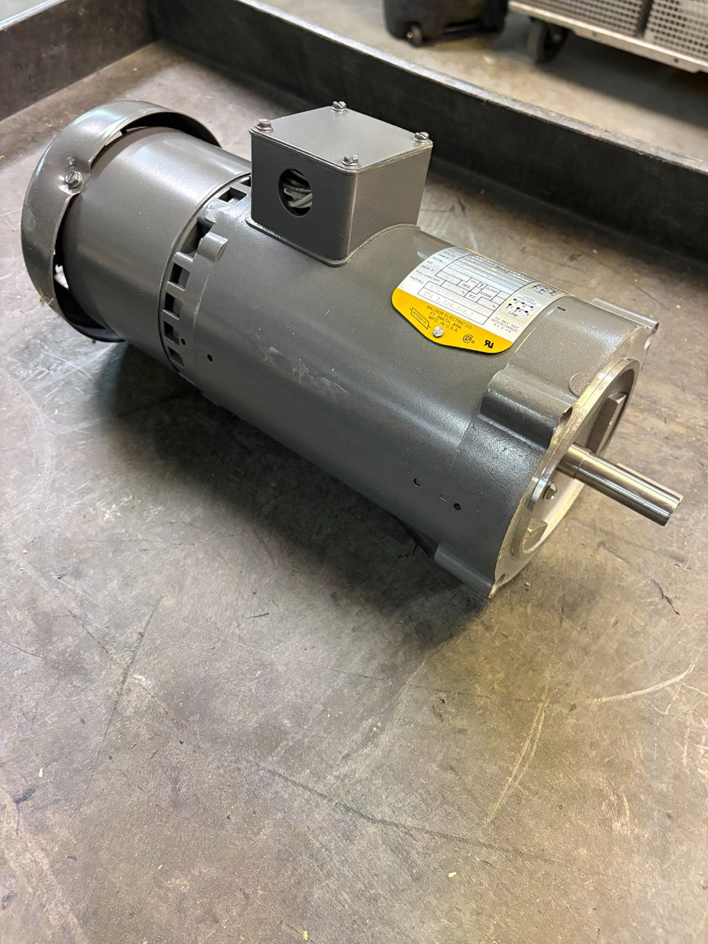 BALDOR 1/2HP BRAKE MOTOR KBL3409-JJ-R/H0