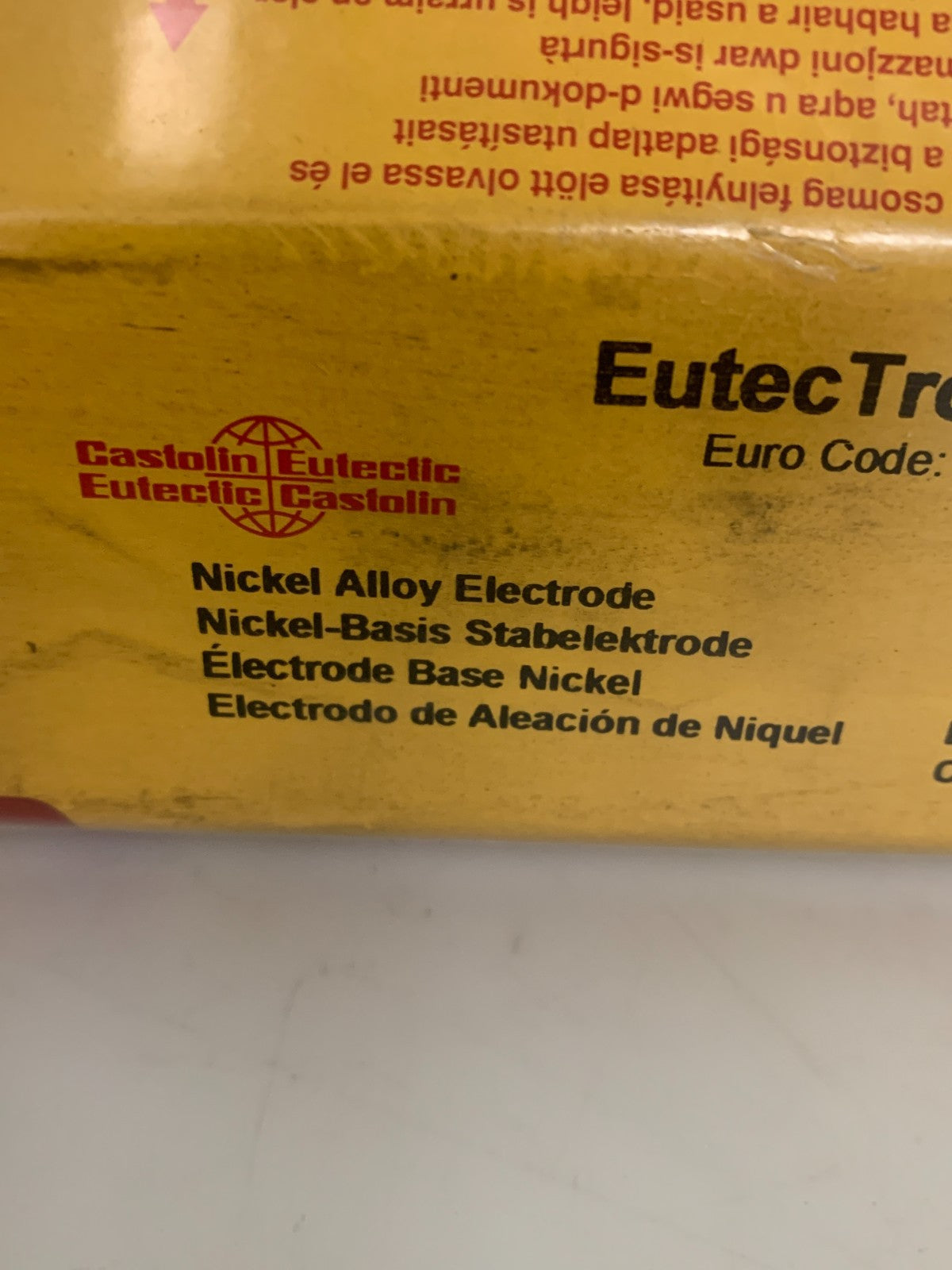 CASTOLIN EUTECTIC EUTEC TRODE CP 3922 NICKEL ALLOY ELECTRODE 6.15 LB