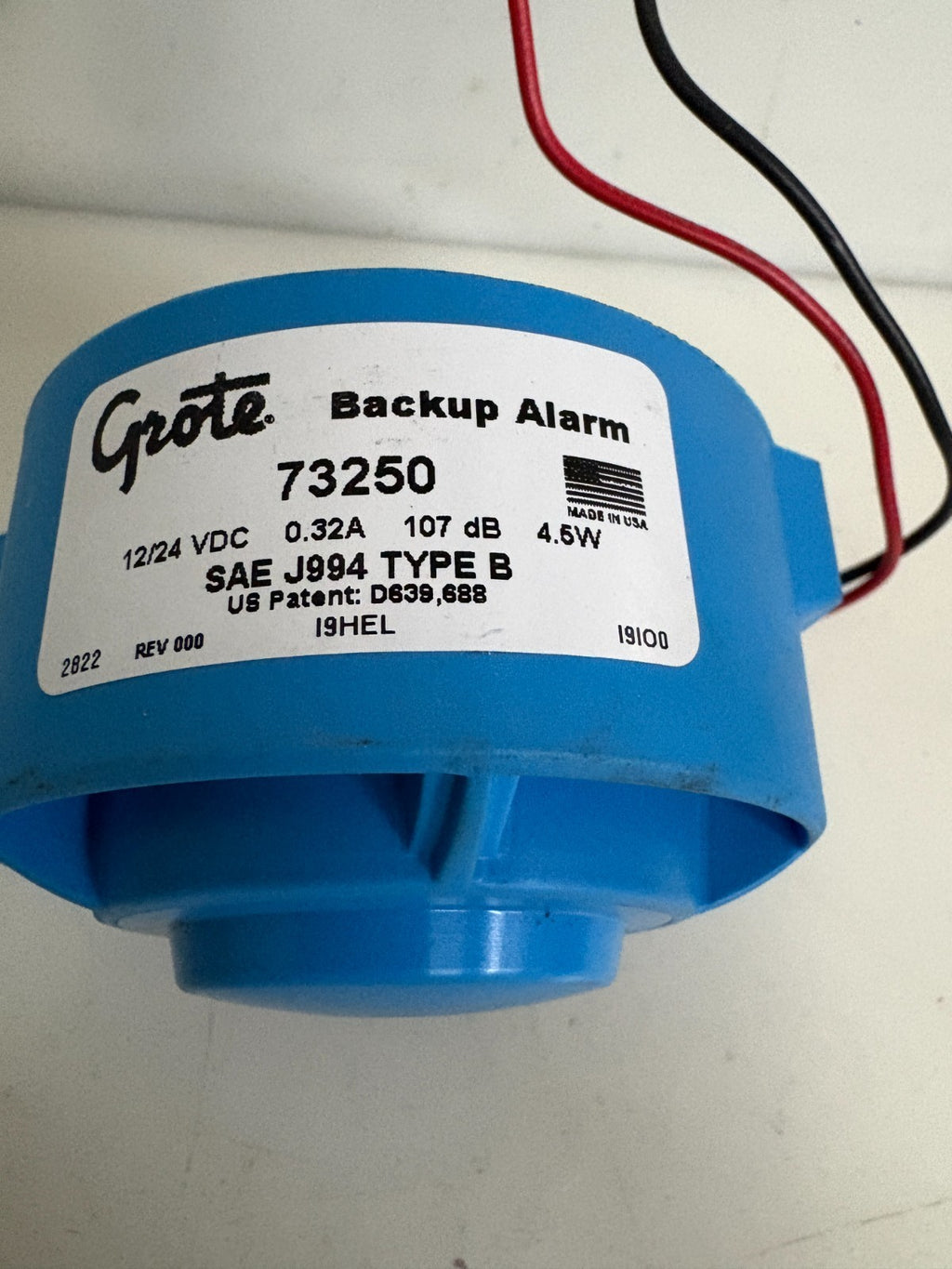 GROTE BACKUP ALARM #73250