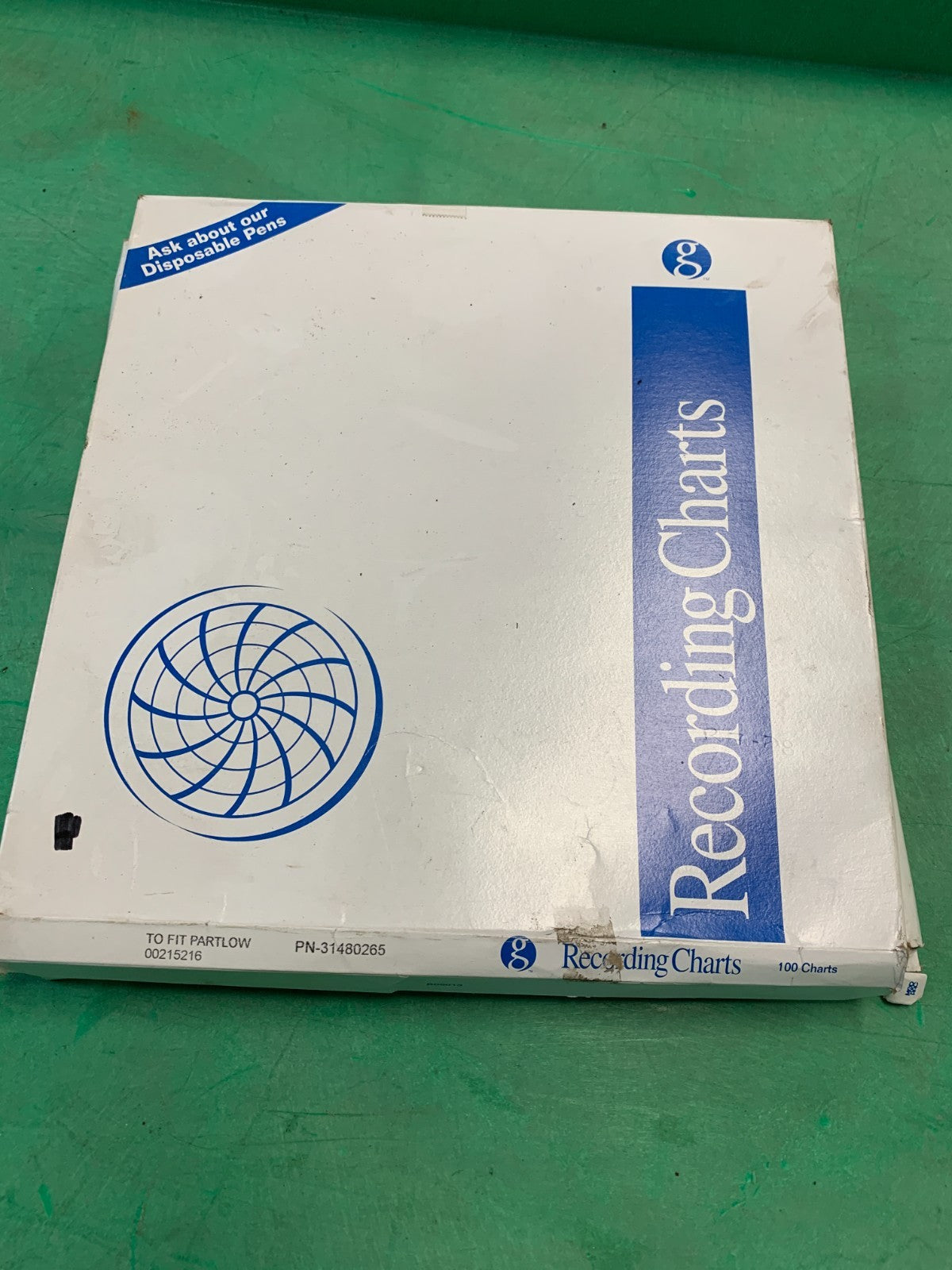 100 LOT GRAPHIC CONTROLS RECORDING CHARTS 31480265