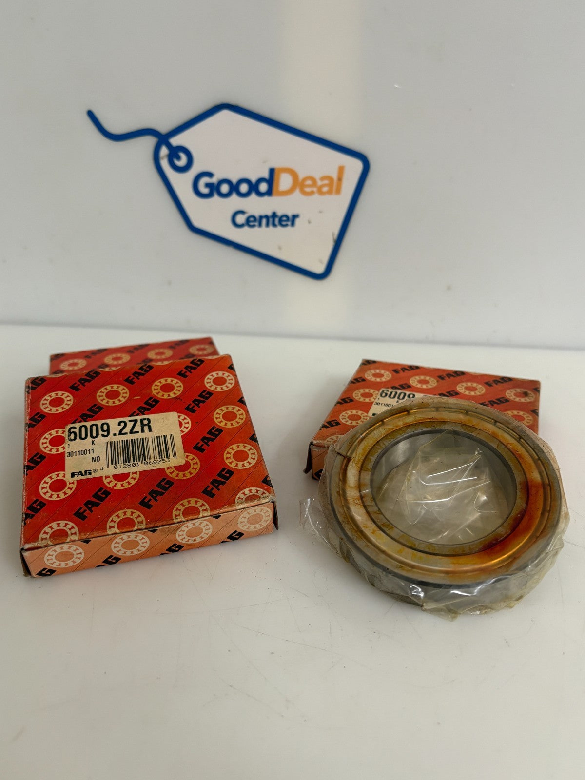 LOT OF 3 FAG DEEP GROOVE BALL BEARING 6009,2ZR0