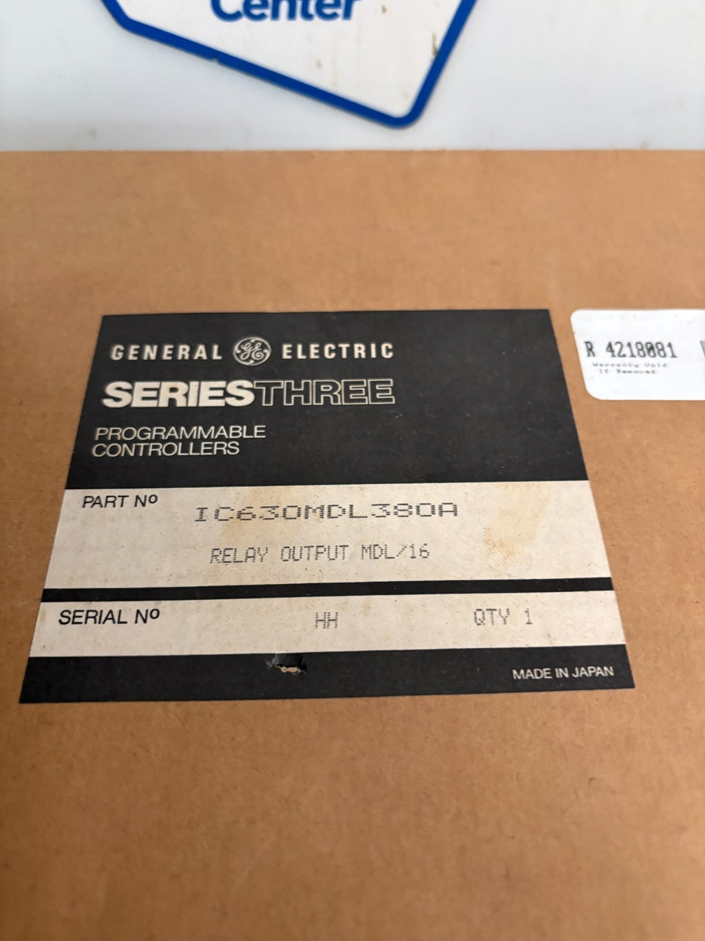 GENERAL ELECTRIC SERIES THREE RELAY OUTPUT MDL/16 