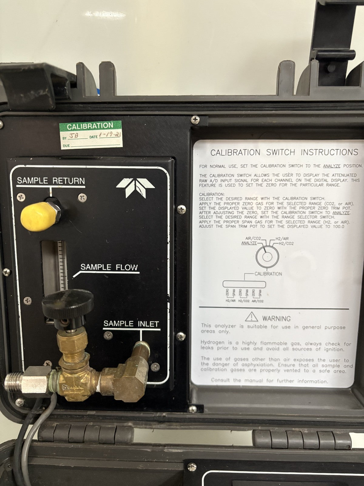 TELEDYNE 2750 TURBINE GENERATOR GAS ANALYZER2