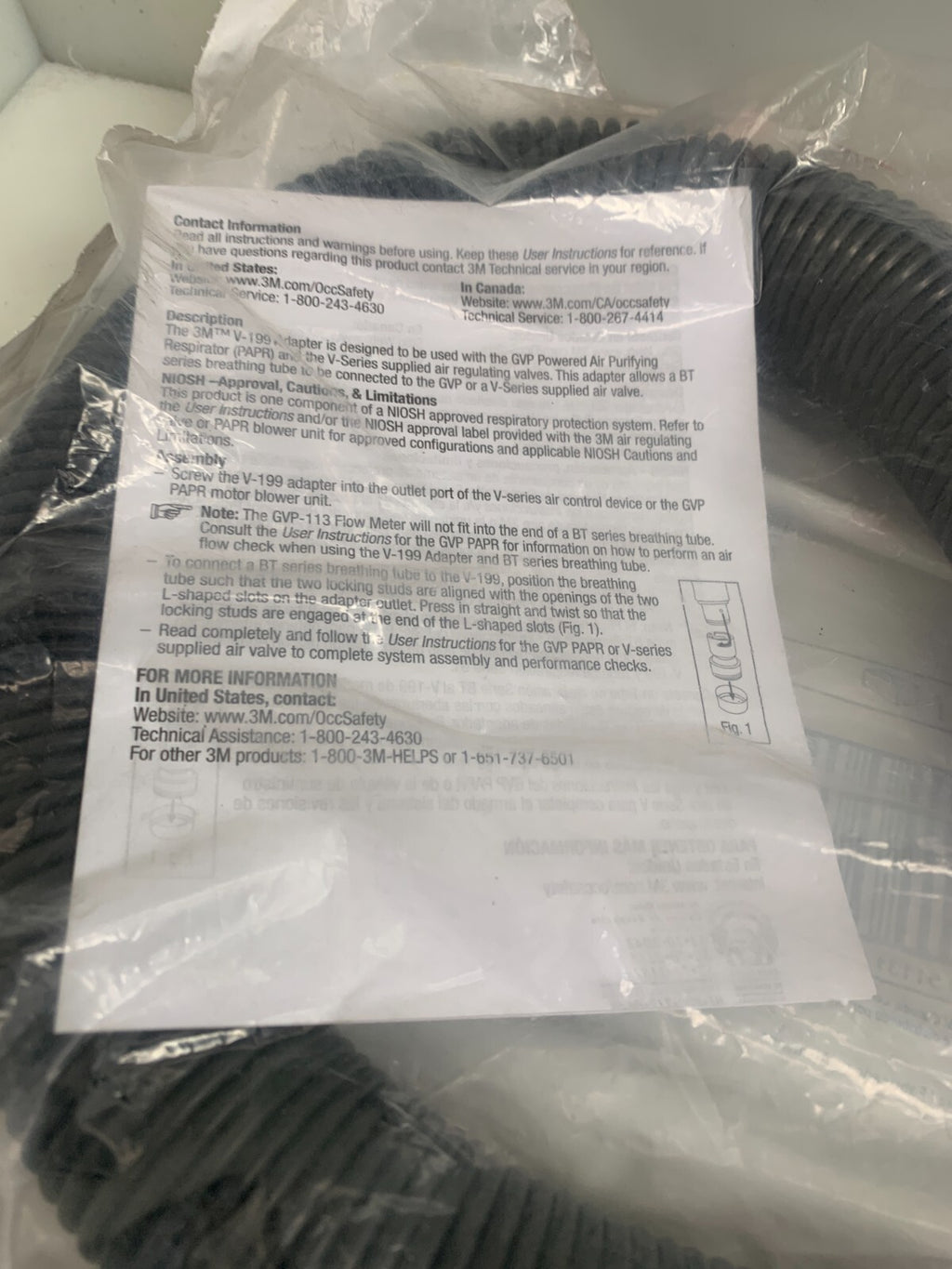 3M / VersaFlo   Length Adjusting Breathing Tube BT-30  70-0715-6374-9