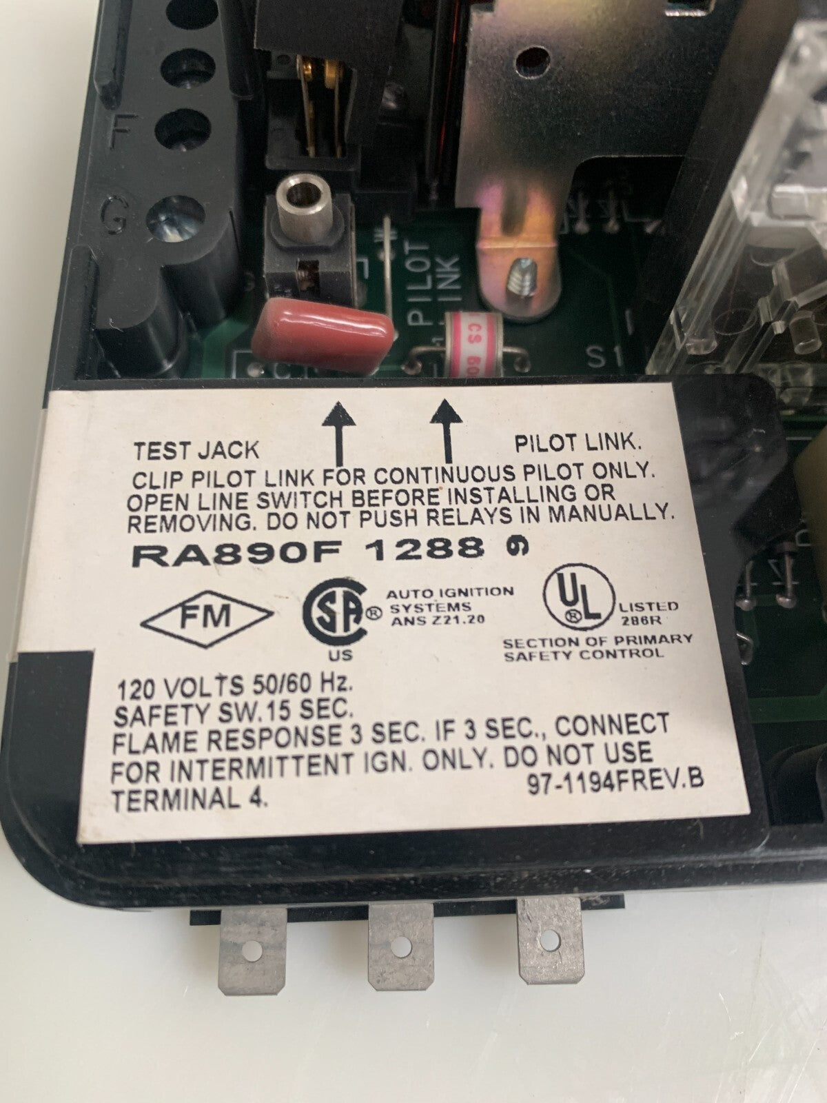HONEYWELL PRIMARY PROTECTORELAY
