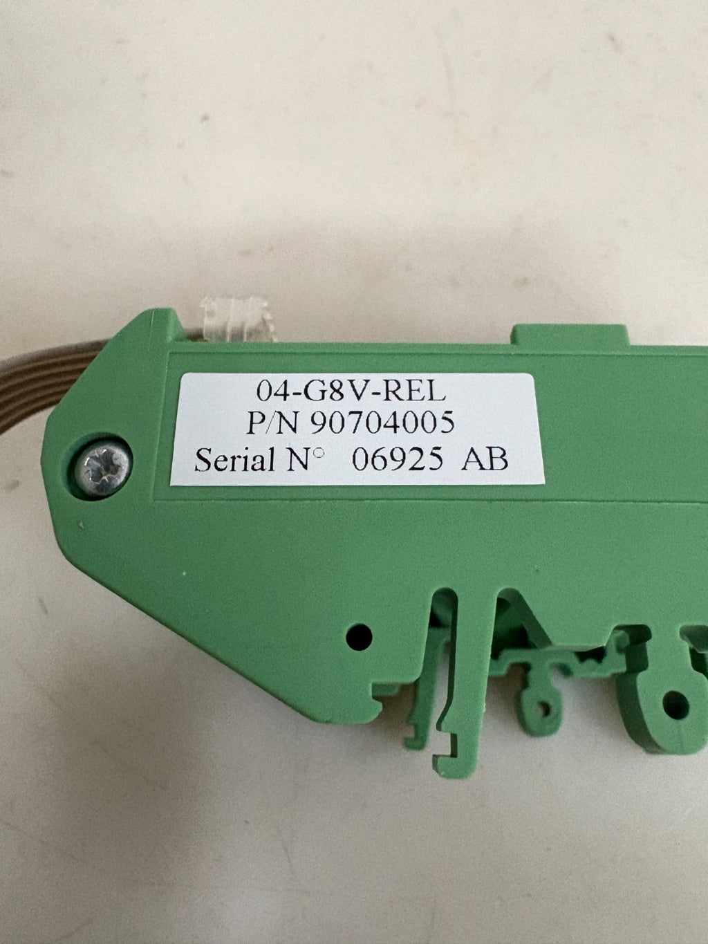 WESO PHOENIX CONTACT RELAY BOARD W CABLE 04-G8V-REL #907040052