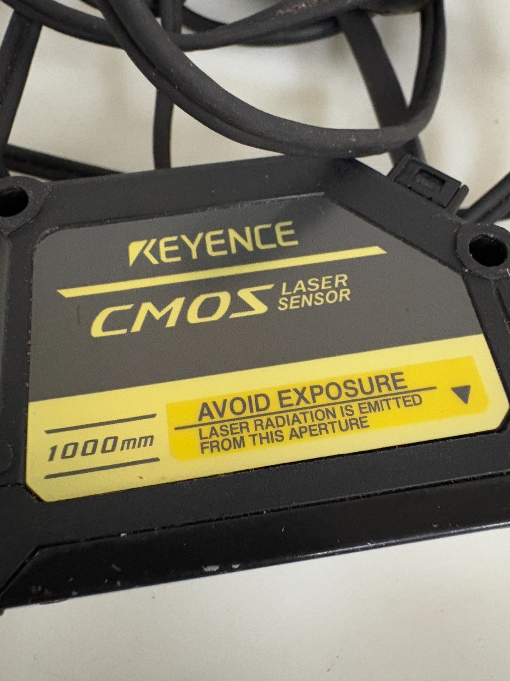 KEYENCE CMOS LASER SENSOR HEAD GV-H1000 W/GV-21P