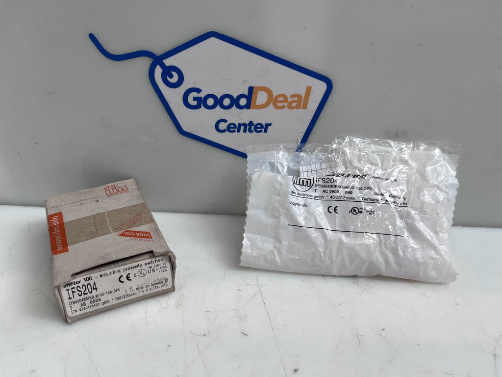 IFM IFB3004BBPKG/M/US-104-DPS  /  IFS204  Inductive Sensor