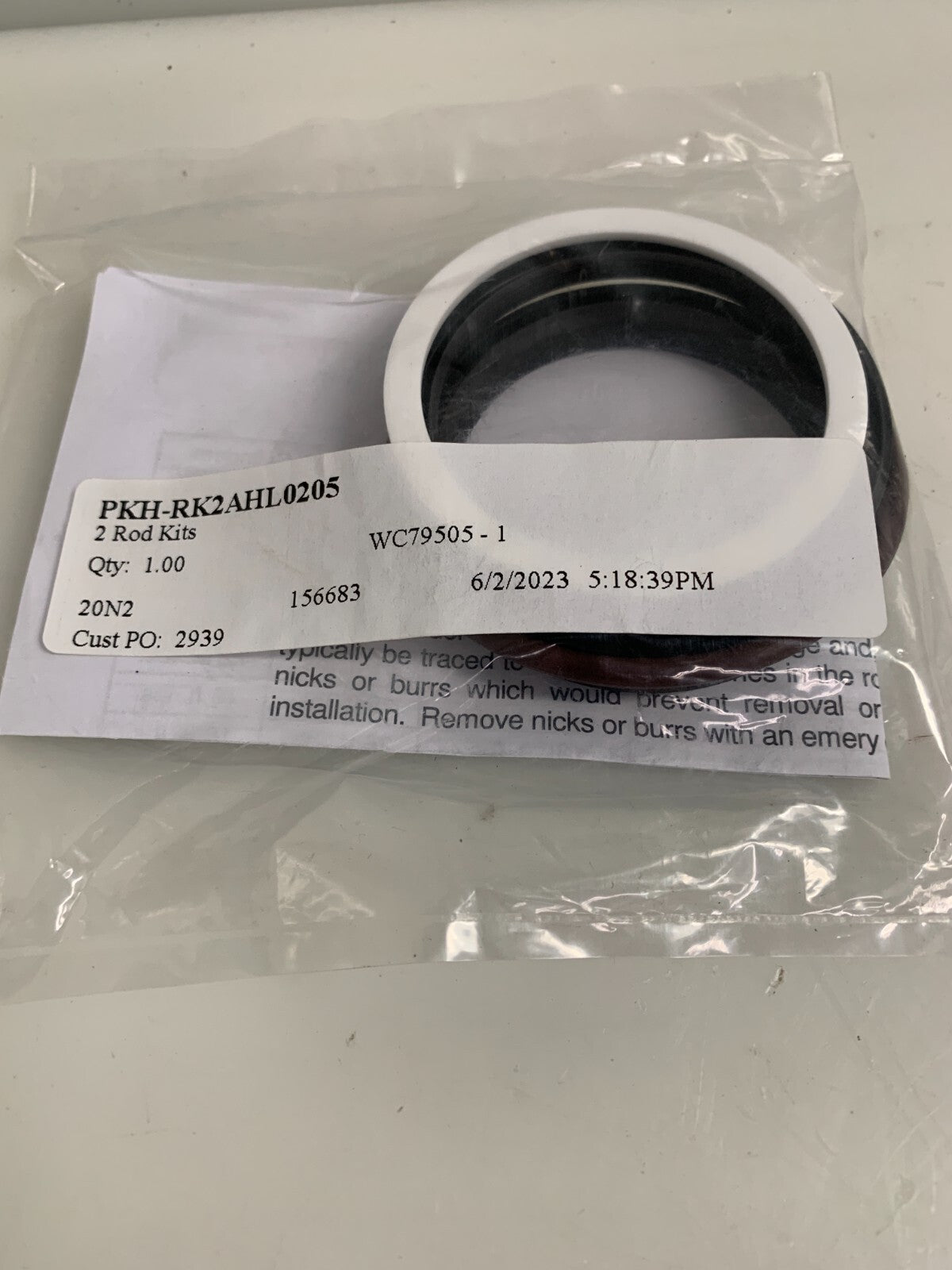 PARKER ROD SEAL KIT PKH-RK2AHL0205