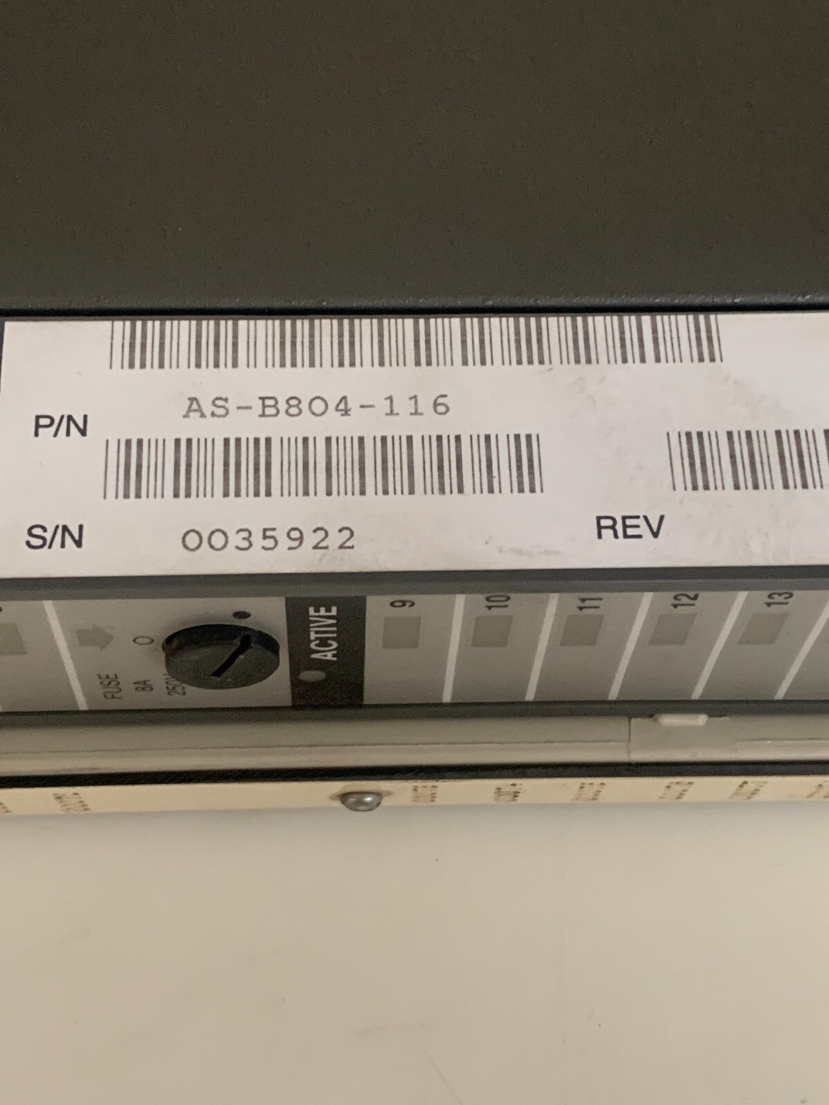 MODICON B 804-116 AEG OUTPUT MODULE AS-B804-1164