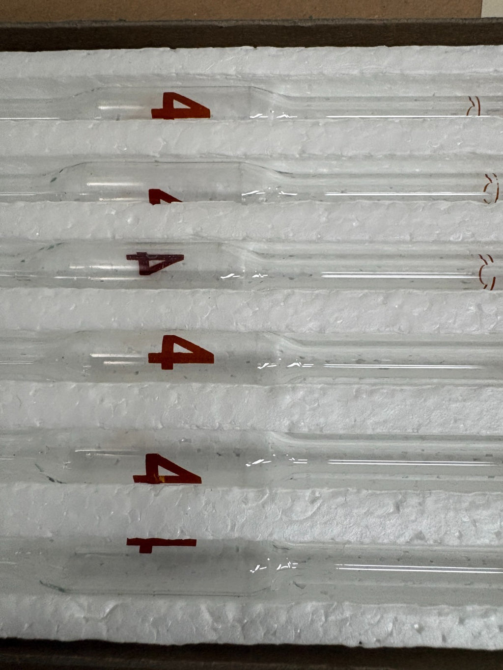 LOT OF 3 KIMBLE GLASS KIMAX 51 VOLUMETRIC PIPET 1/2 ML 37004-510