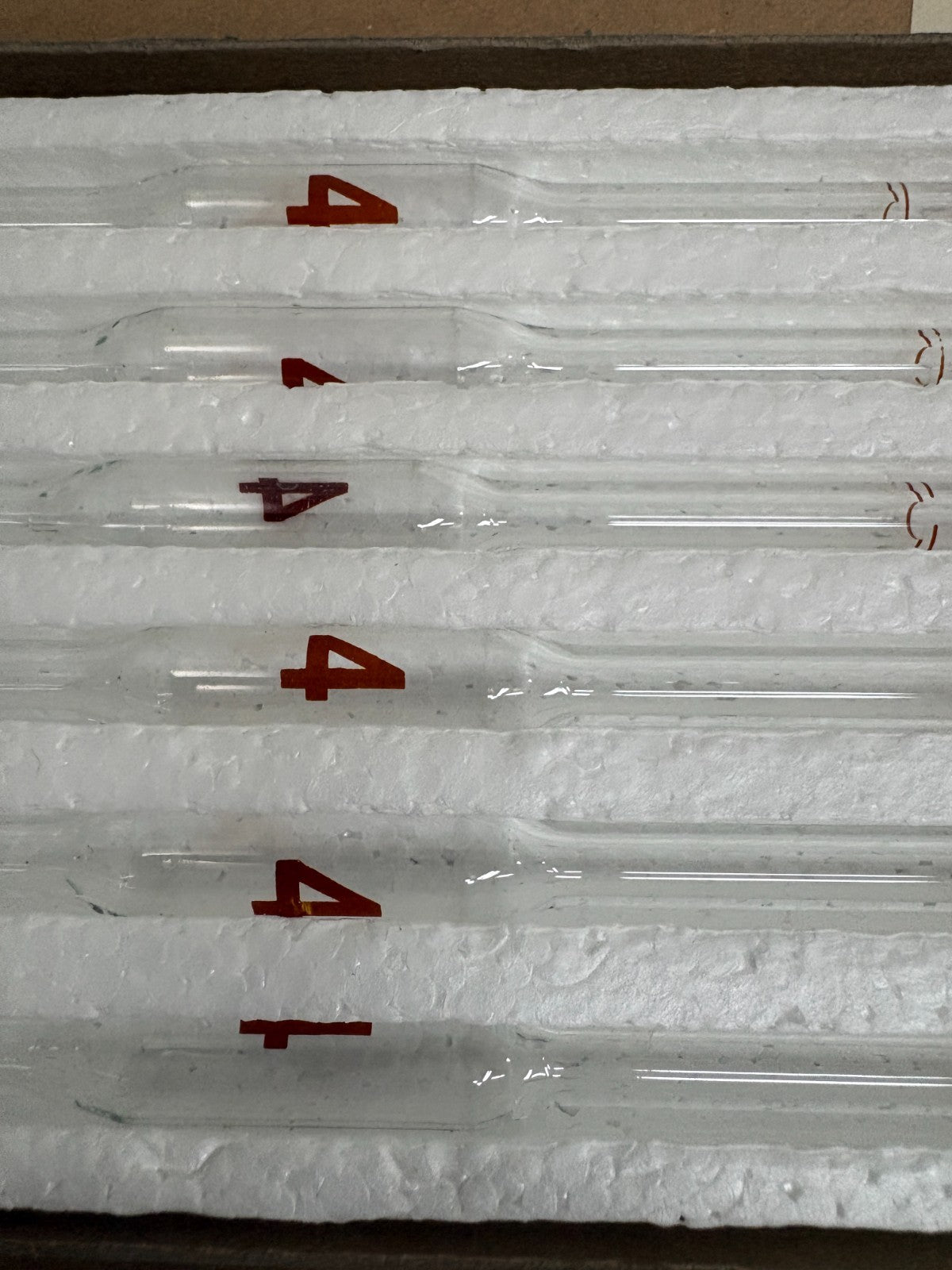 LOT OF 3 KIMBLE GLASS KIMAX 51 VOLUMETRIC PIPET 1/2 ML 37004-510